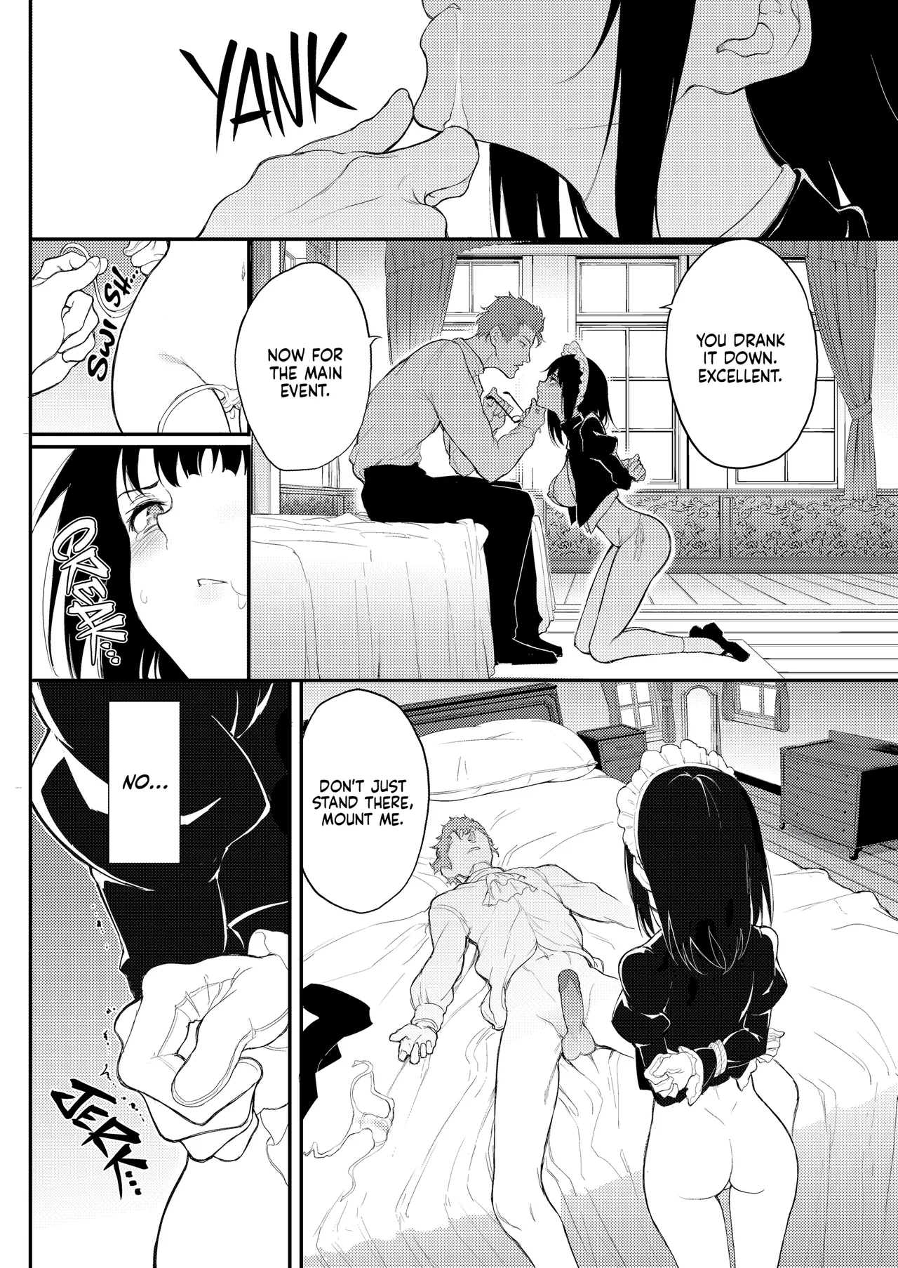 [Kyockchokyock (Kyockcho)]Maid Kyouiku. -Botsuraku Kizoku Rurikawa Tsubaki- | Maid Education: Fallen Aristocrat Rurikawa Tusbaki[English] [J18] [Decensored] [Digital] Page 35