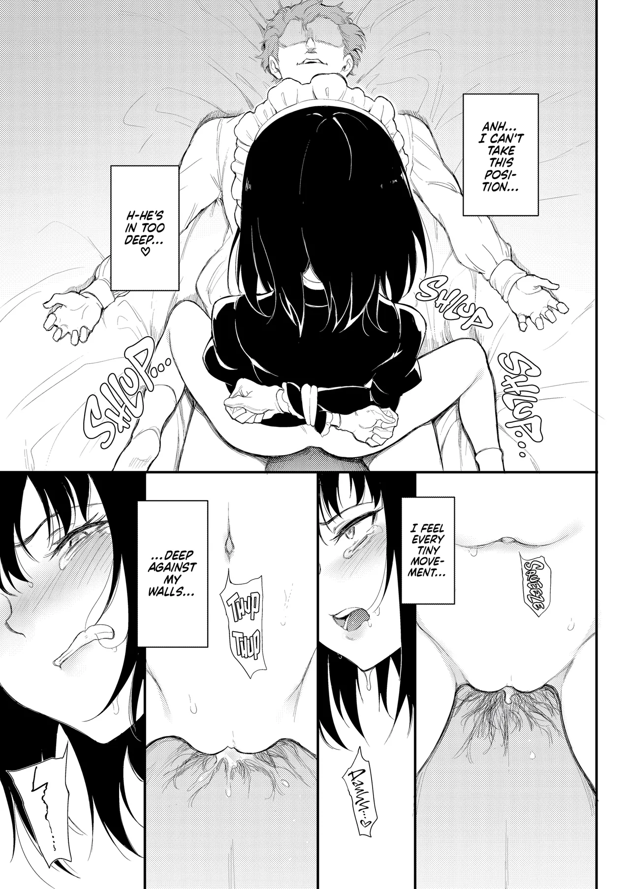 [Kyockchokyock (Kyockcho)]Maid Kyouiku. -Botsuraku Kizoku Rurikawa Tsubaki- | Maid Education: Fallen Aristocrat Rurikawa Tusbaki[English] [J18] [Decensored] [Digital] Page 40