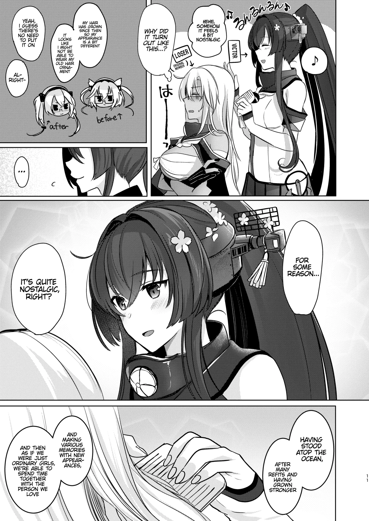 (C97) [Marochaan (Yunamaro)]Musashi-san's Nighttime Affairs: Nostalgic Uniform(Kantai Collection -KanColle-) [English] [Platinum Crown] Page 12