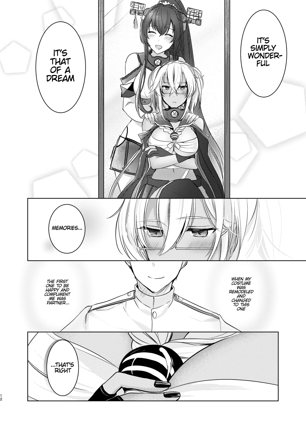(C97) [Marochaan (Yunamaro)]Musashi-san's Nighttime Affairs: Nostalgic Uniform(Kantai Collection -KanColle-) [English] [Platinum Crown] Page 13