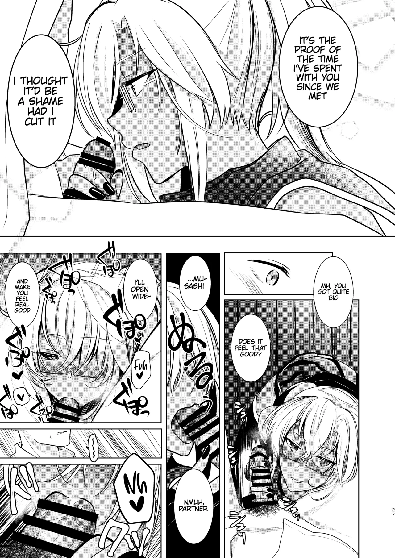 (C97) [Marochaan (Yunamaro)]Musashi-san's Nighttime Affairs: Nostalgic Uniform(Kantai Collection -KanColle-) [English] [Platinum Crown] Page 28