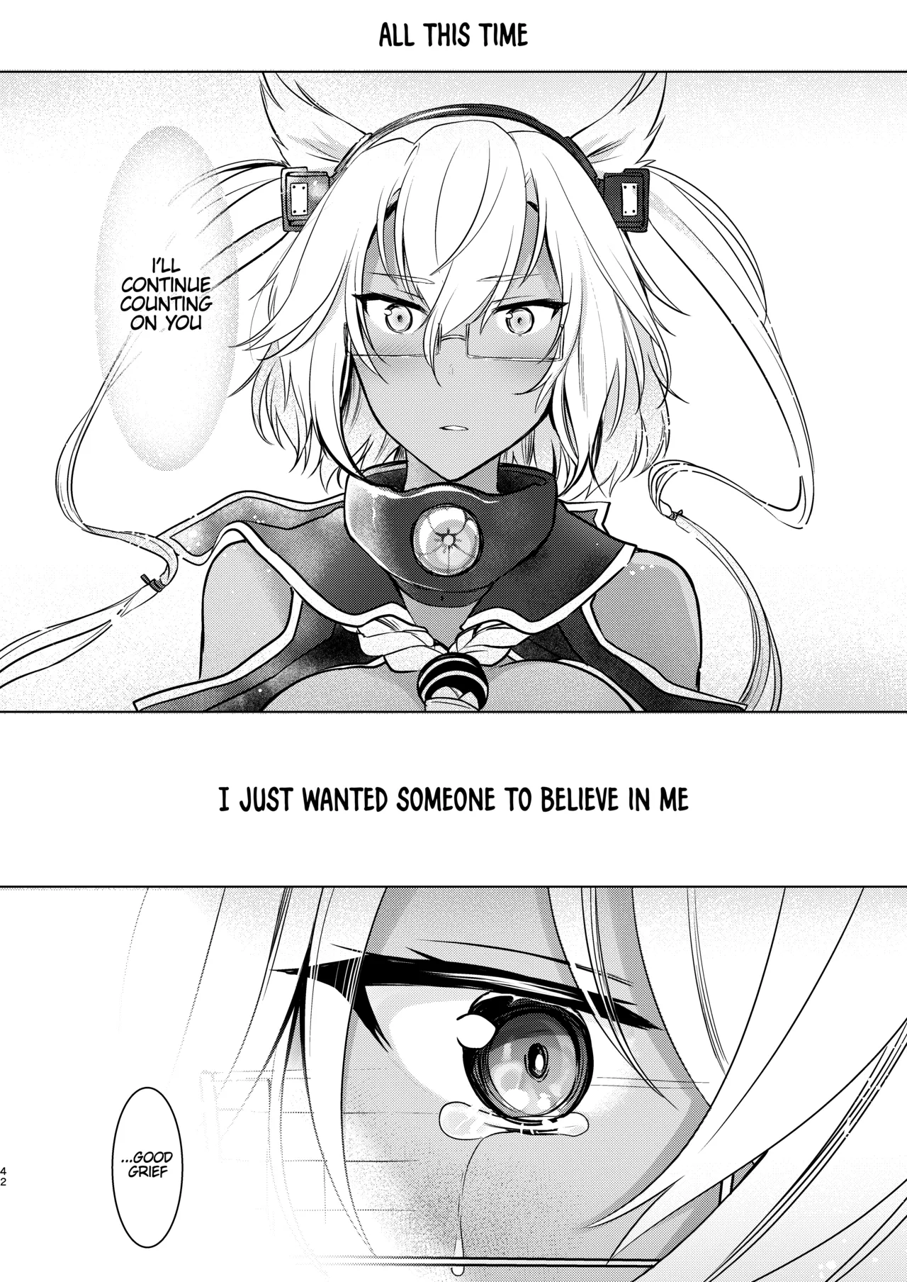 (C97) [Marochaan (Yunamaro)]Musashi-san's Nighttime Affairs: Nostalgic Uniform(Kantai Collection -KanColle-) [English] [Platinum Crown] Page 43