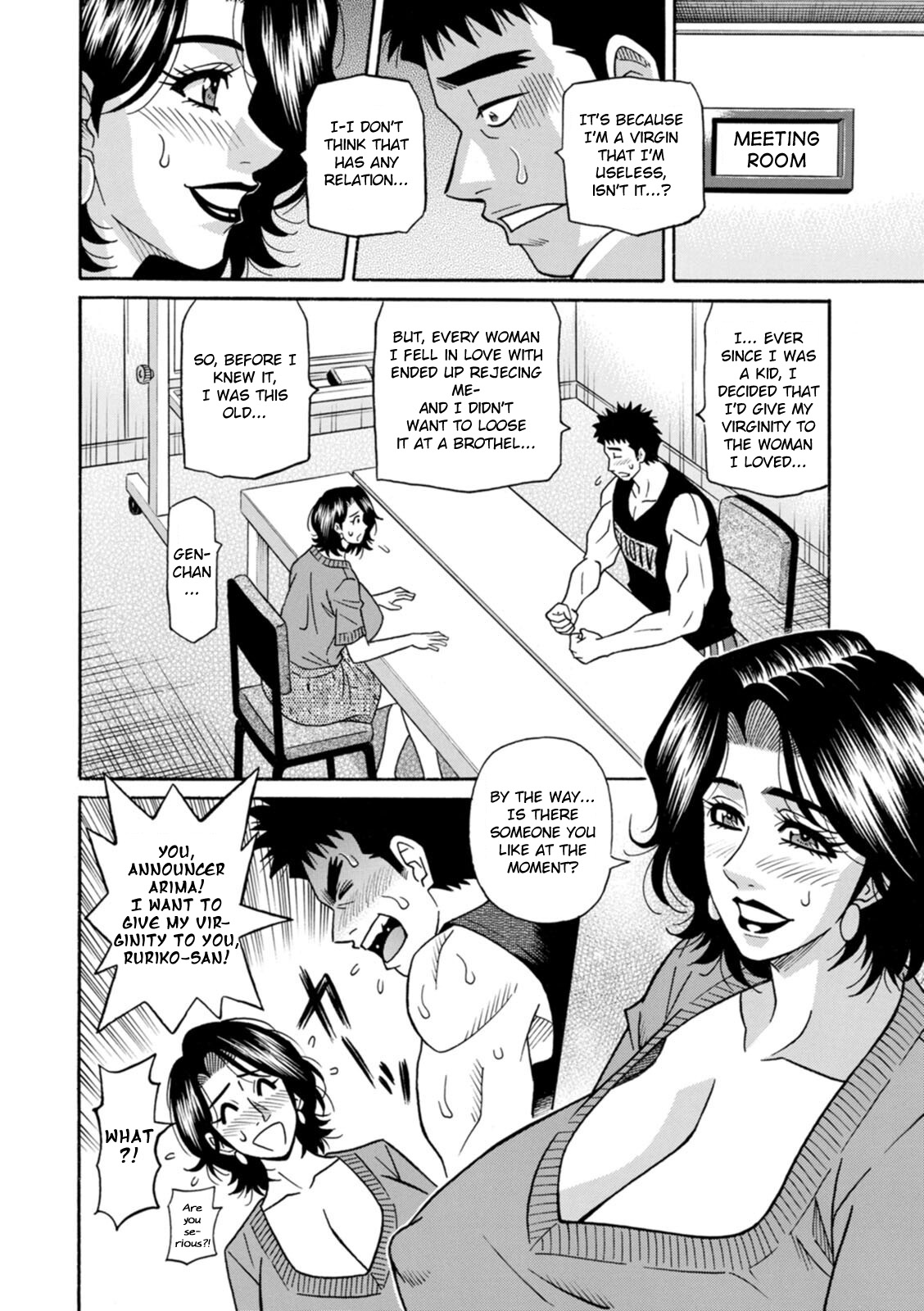 [Ozaki Akira]Miboujin Ana Ruriko no Hinichijuu - The Extraordinary Life of Widow Announcer Ruriko Ch. 1-7[English] Page 12