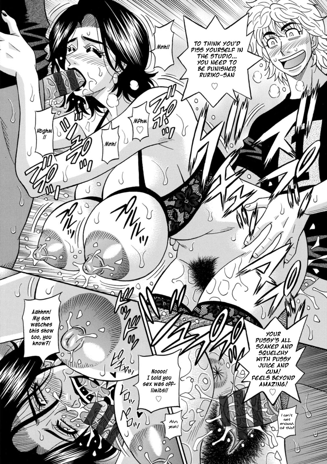 [Ozaki Akira]Miboujin Ana Ruriko no Hinichijuu - The Extraordinary Life of Widow Announcer Ruriko Ch. 1-7[English] Page 122
