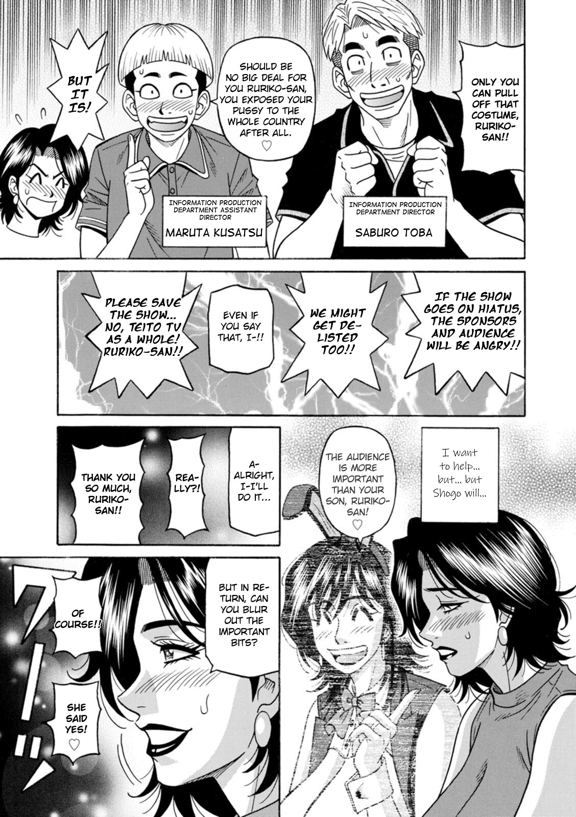 [Ozaki Akira]Miboujin Ana Ruriko no Hinichijuu - The Extraordinary Life of Widow Announcer Ruriko Ch. 1-7[English] Page 28