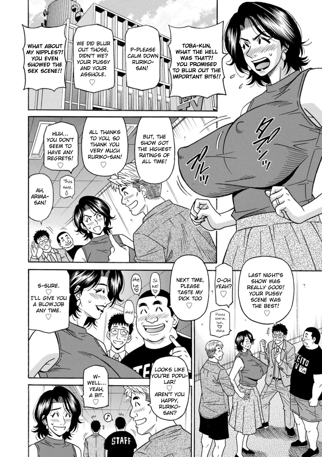 [Ozaki Akira]Miboujin Ana Ruriko no Hinichijuu - The Extraordinary Life of Widow Announcer Ruriko Ch. 1-7[English] Page 46