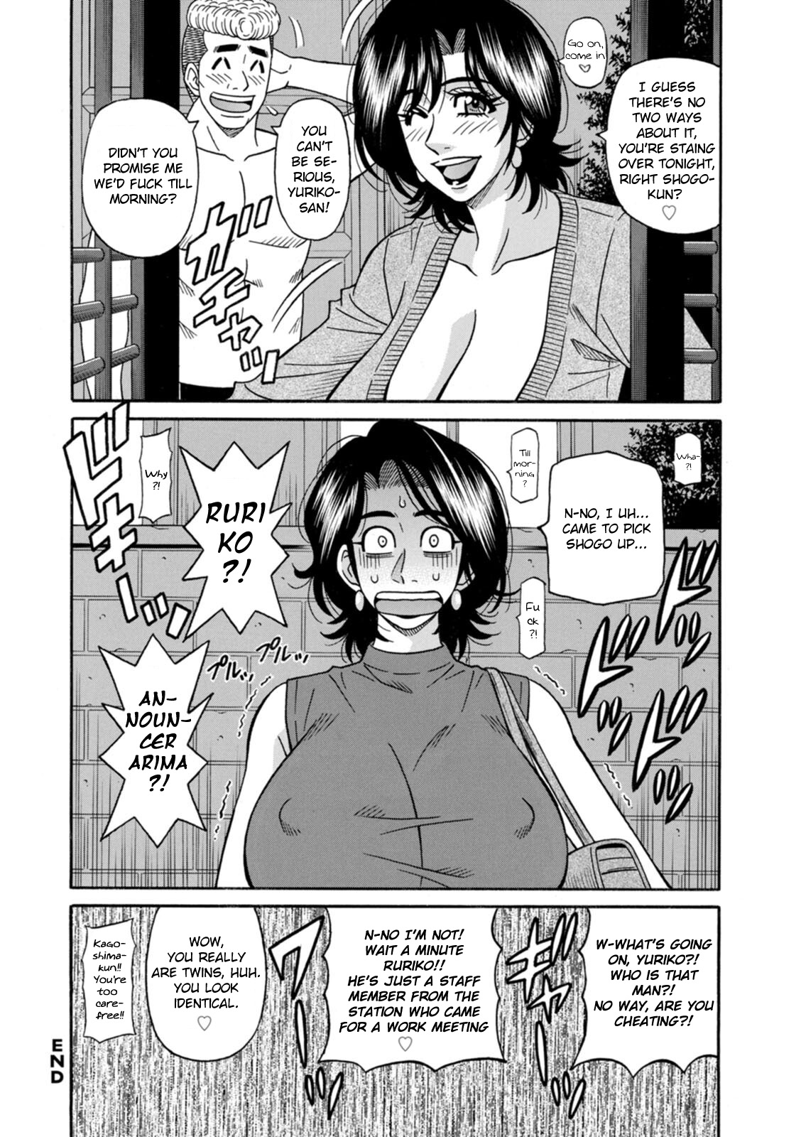 [Ozaki Akira]Miboujin Ana Ruriko no Hinichijuu - The Extraordinary Life of Widow Announcer Ruriko Ch. 1-7[English] Page 60