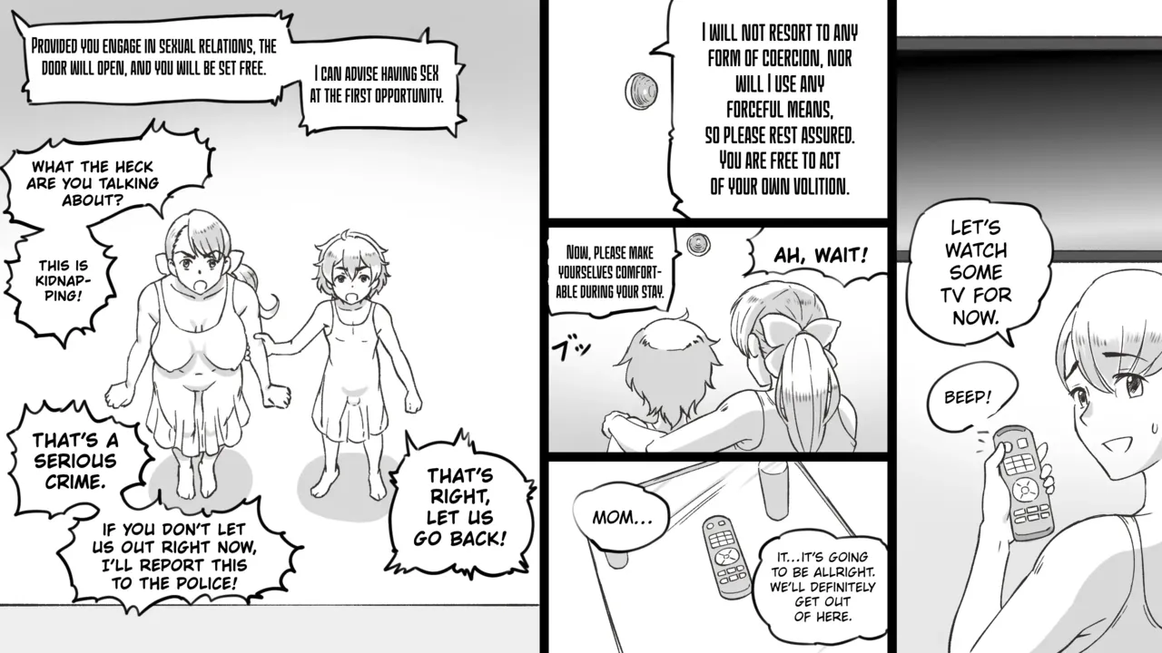 [pink-noise (Mizuiro Megane)]Mama to Shinai to Derarenai Heya (Shota-kun Hen) | The Room I Can't Escape Unless I Do It With Mommy(Shota ver.) [English] Page 10