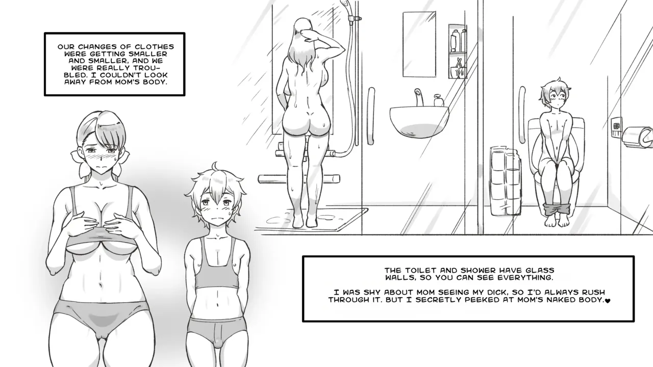 [pink-noise (Mizuiro Megane)]Mama to Shinai to Derarenai Heya (Shota-kun Hen) | The Room I Can't Escape Unless I Do It With Mommy(Shota ver.) [English] Page 19