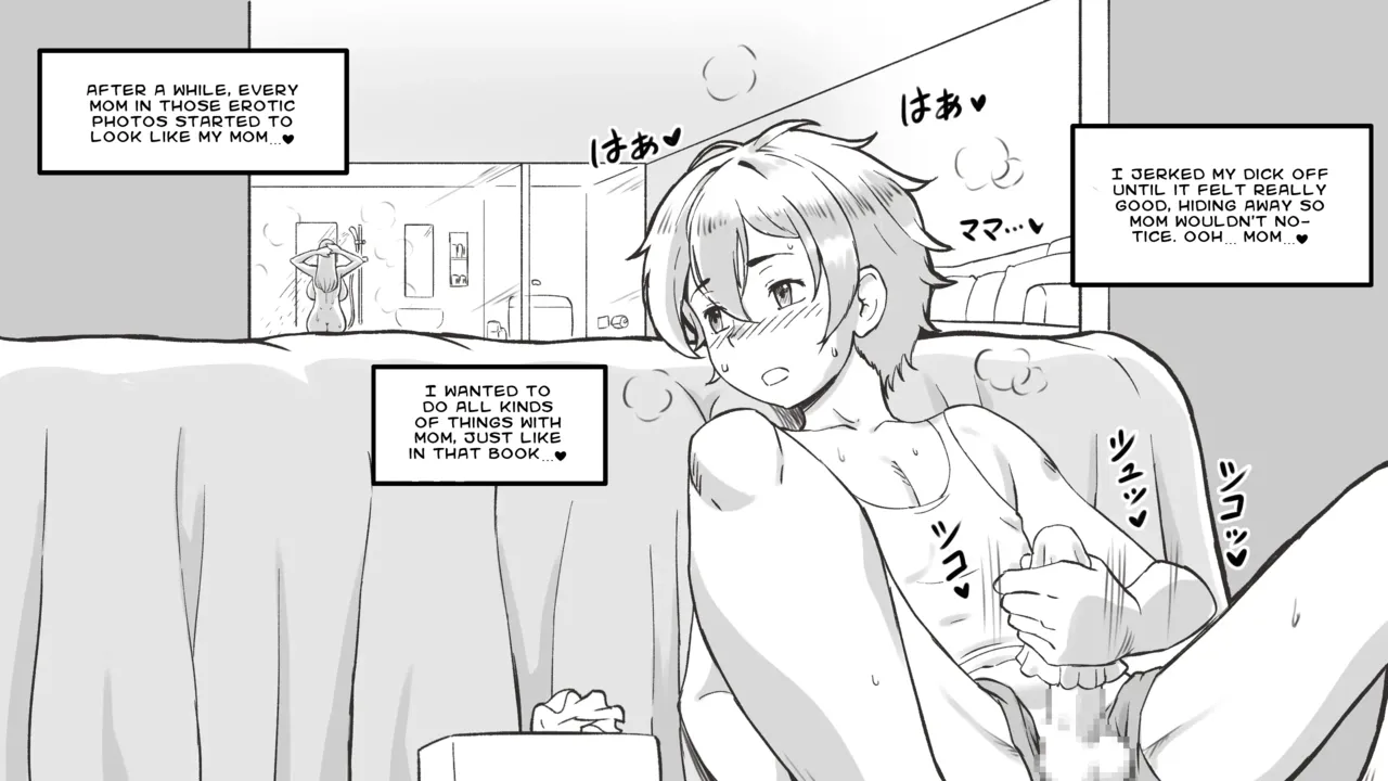 [pink-noise (Mizuiro Megane)]Mama to Shinai to Derarenai Heya (Shota-kun Hen) | The Room I Can't Escape Unless I Do It With Mommy(Shota ver.) [English] Page 24