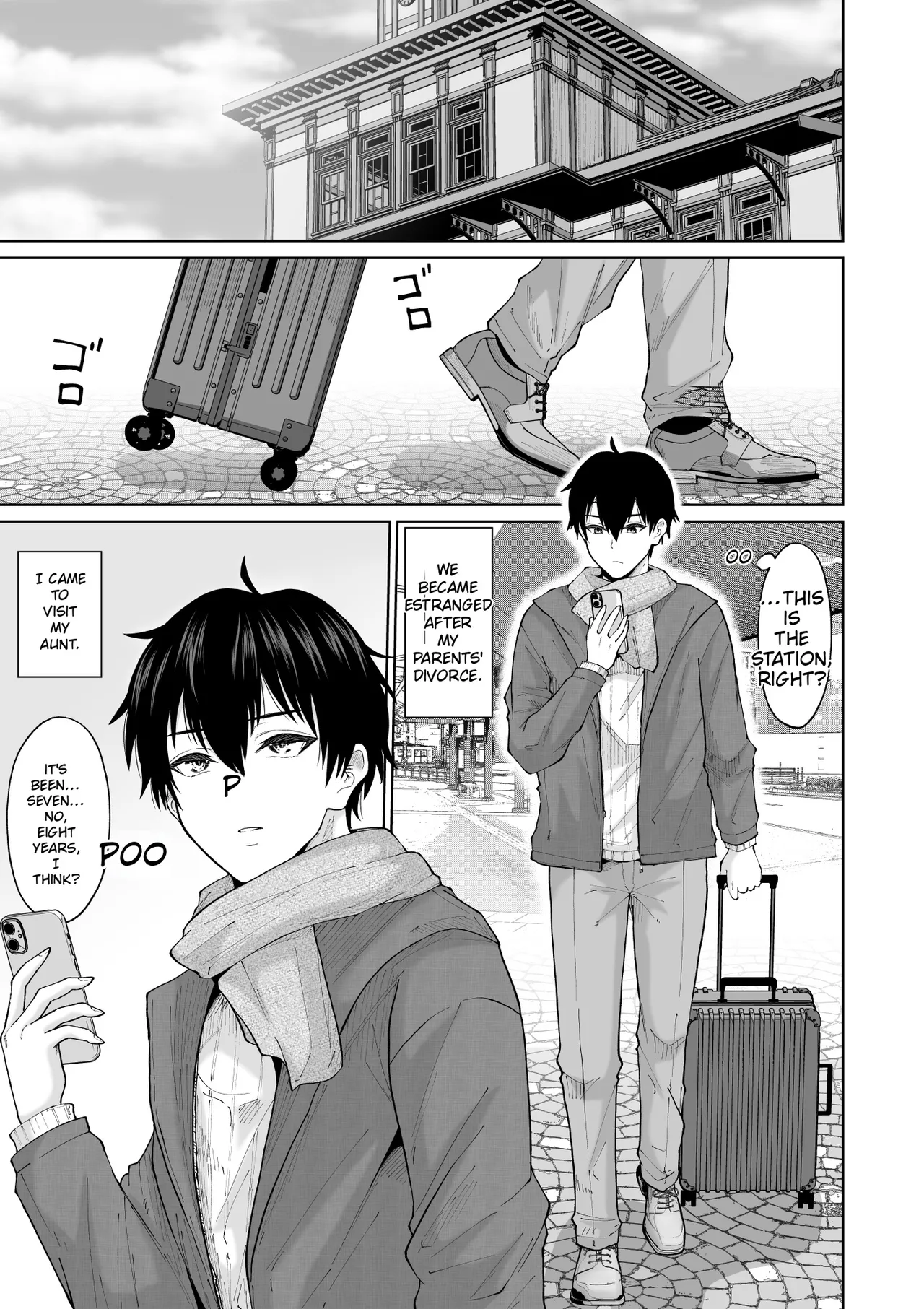[Ooide-kun]Suunenburi ni Saikai shita Oba to no Hanashi[English] Page 2