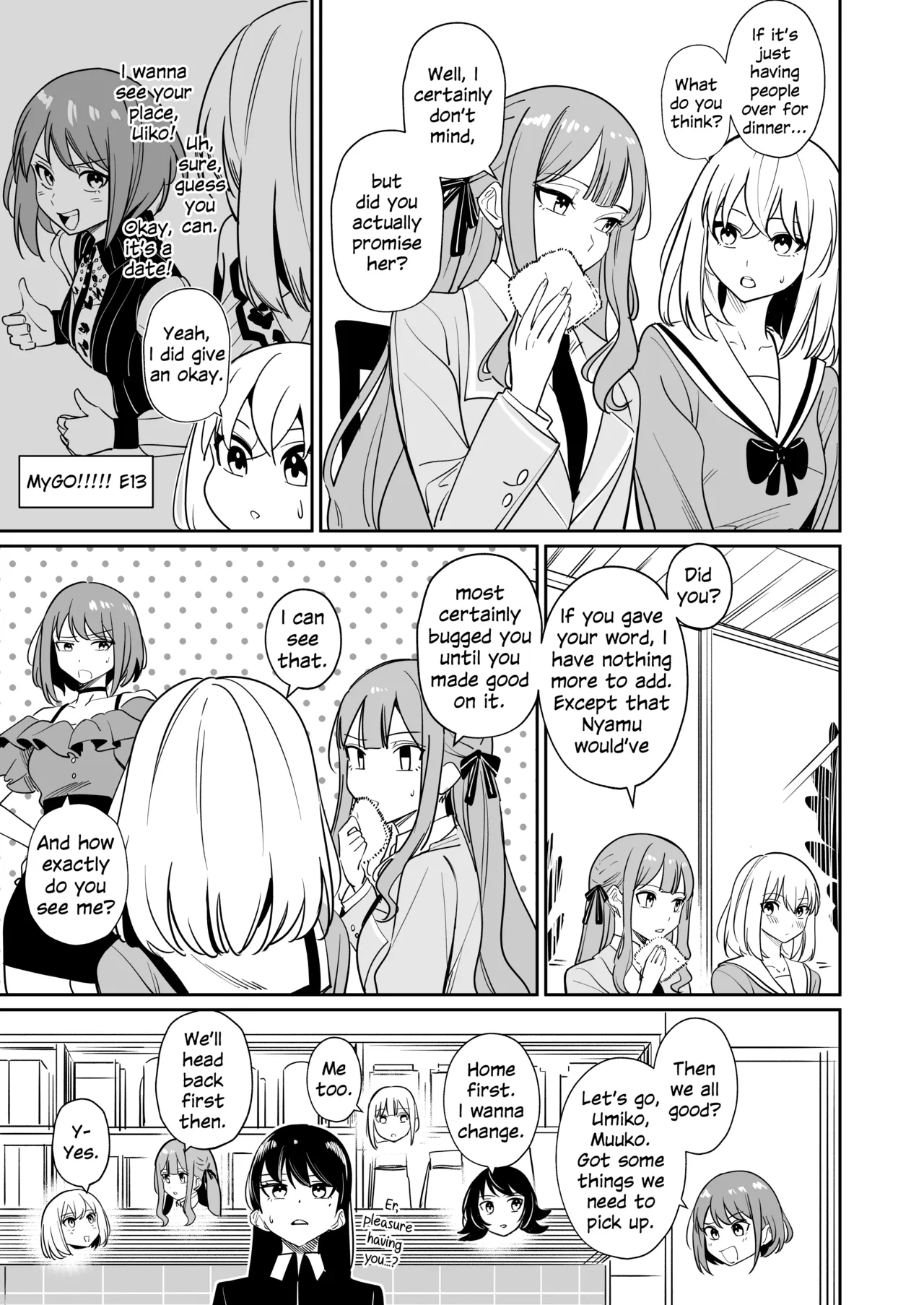 (C108) [DoubleDragon Warehouse (DoubleDragon)]Watashi no Mei/Oba mo Watashi no Koto ga Suki Mitai!? | My Niece/Aunt Seems to Love Me Too!?(BanG Dream! Ave Mujica) [English] Page 49