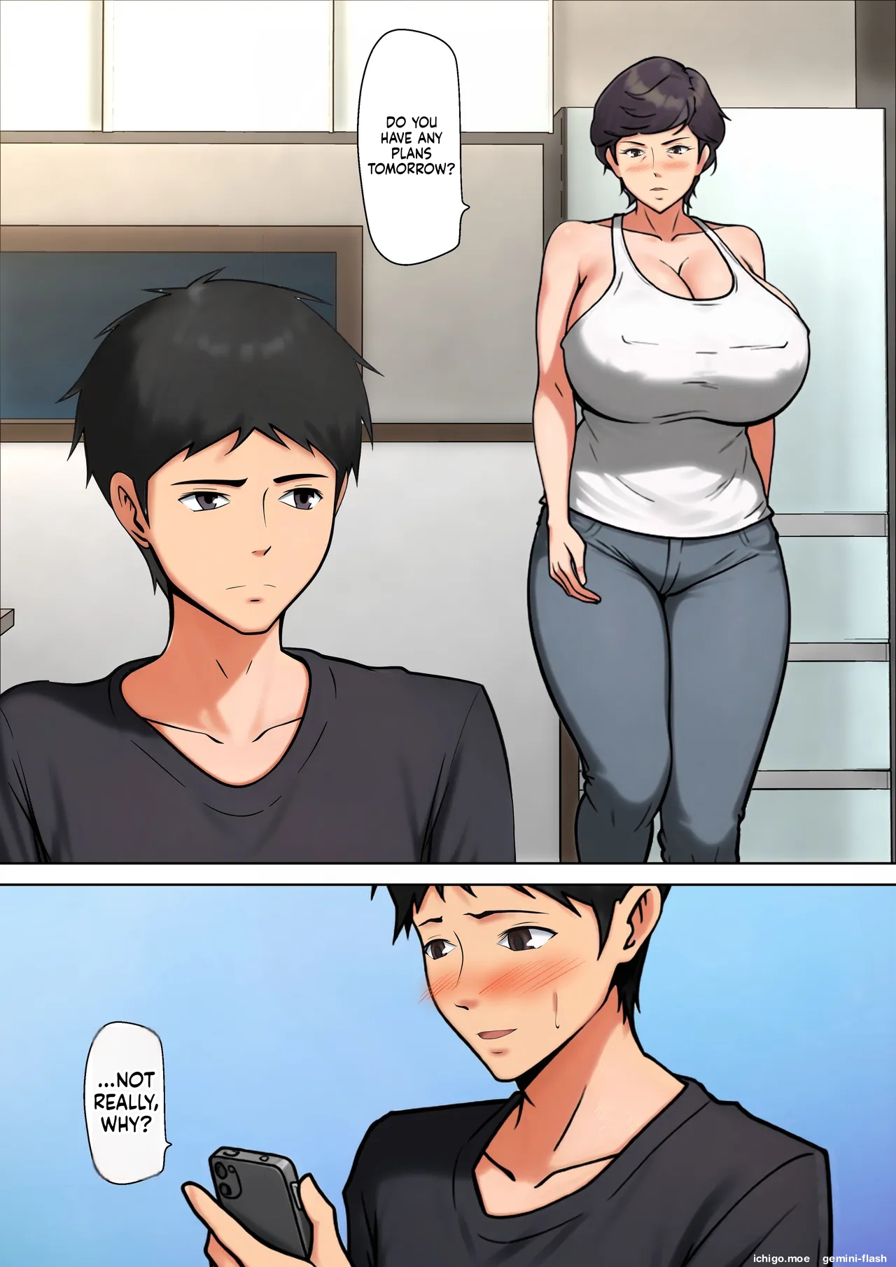 [Pentacle (Shimipan)]Shikatanaku Kaa-chan to Sex Shimasu 9 Page 10