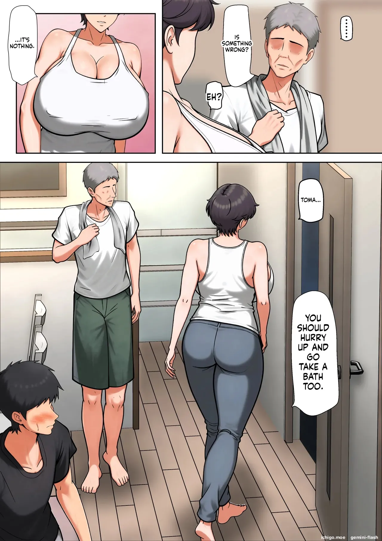 [Pentacle (Shimipan)]Shikatanaku Kaa-chan to Sex Shimasu 9 Page 15