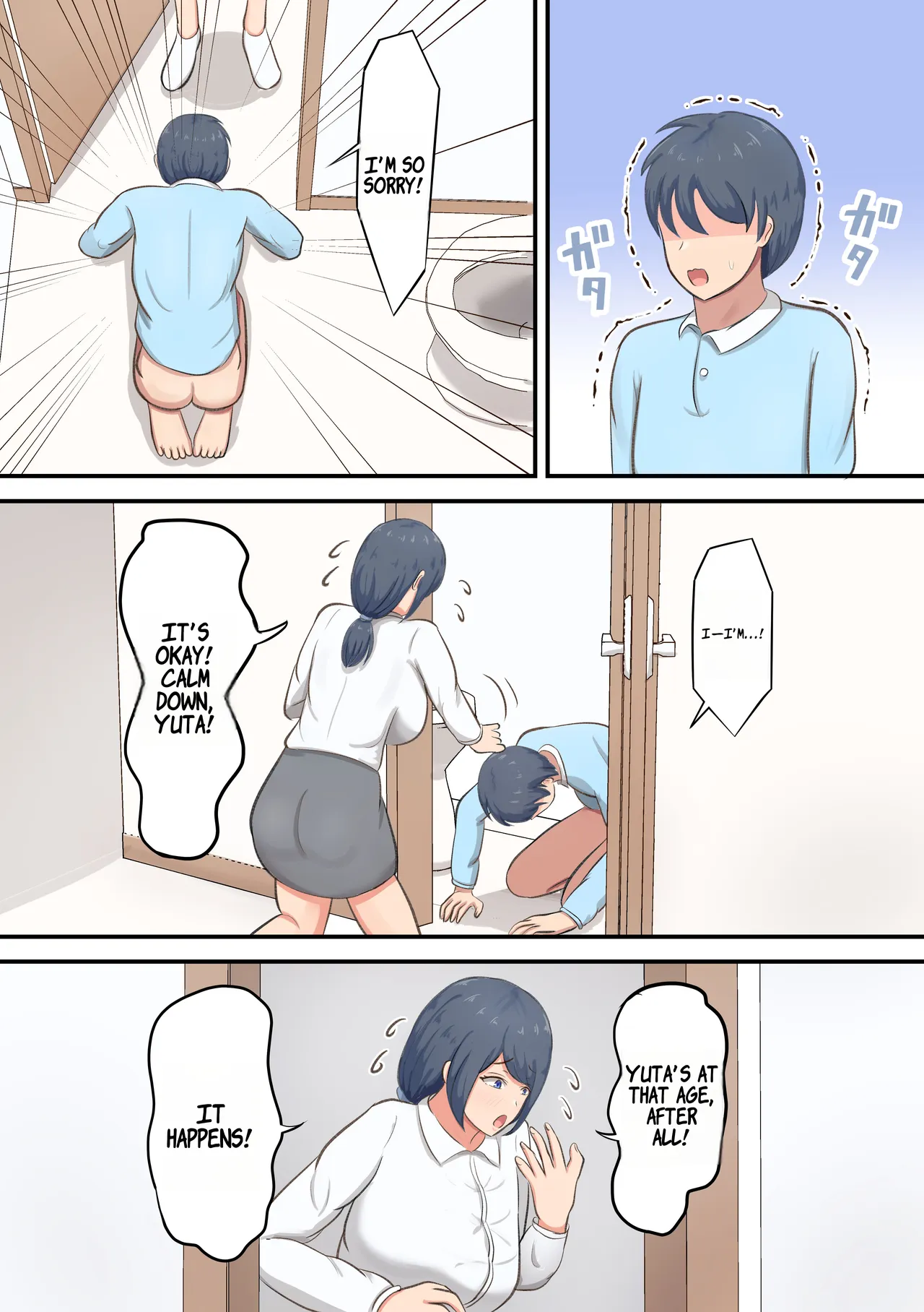 [Shirakumo Zen]Rokujou Hitoma no Apart de Okaa-san to Icha Love Sex Seikatsu[English] Page 7