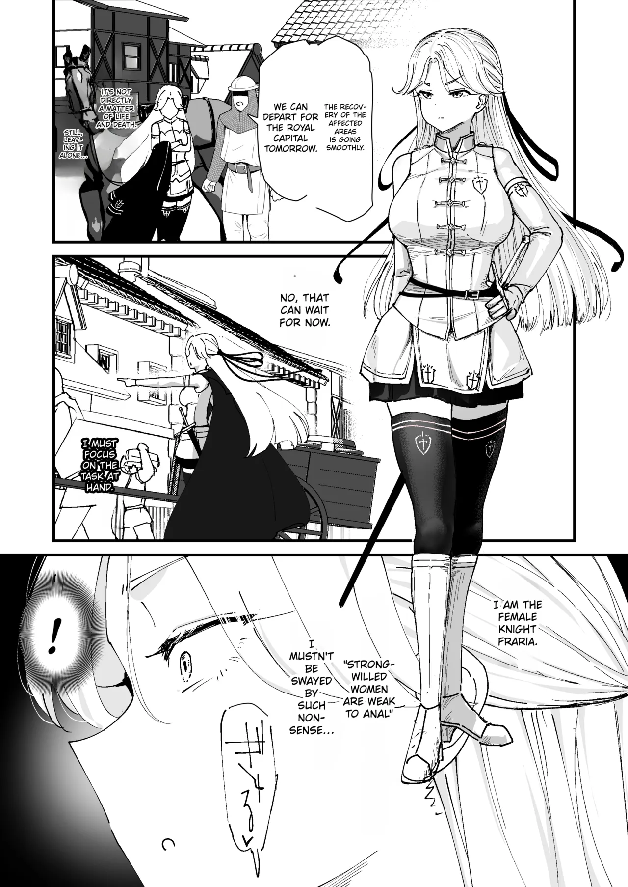 [Nadayuiya (Nadayui)]Watashi no Anal wa Yowakunai!! ~Onna Kishi-sama ga Anal Jelly ni Kussuru made...~ | My anus isn't weak!![English] Page 22