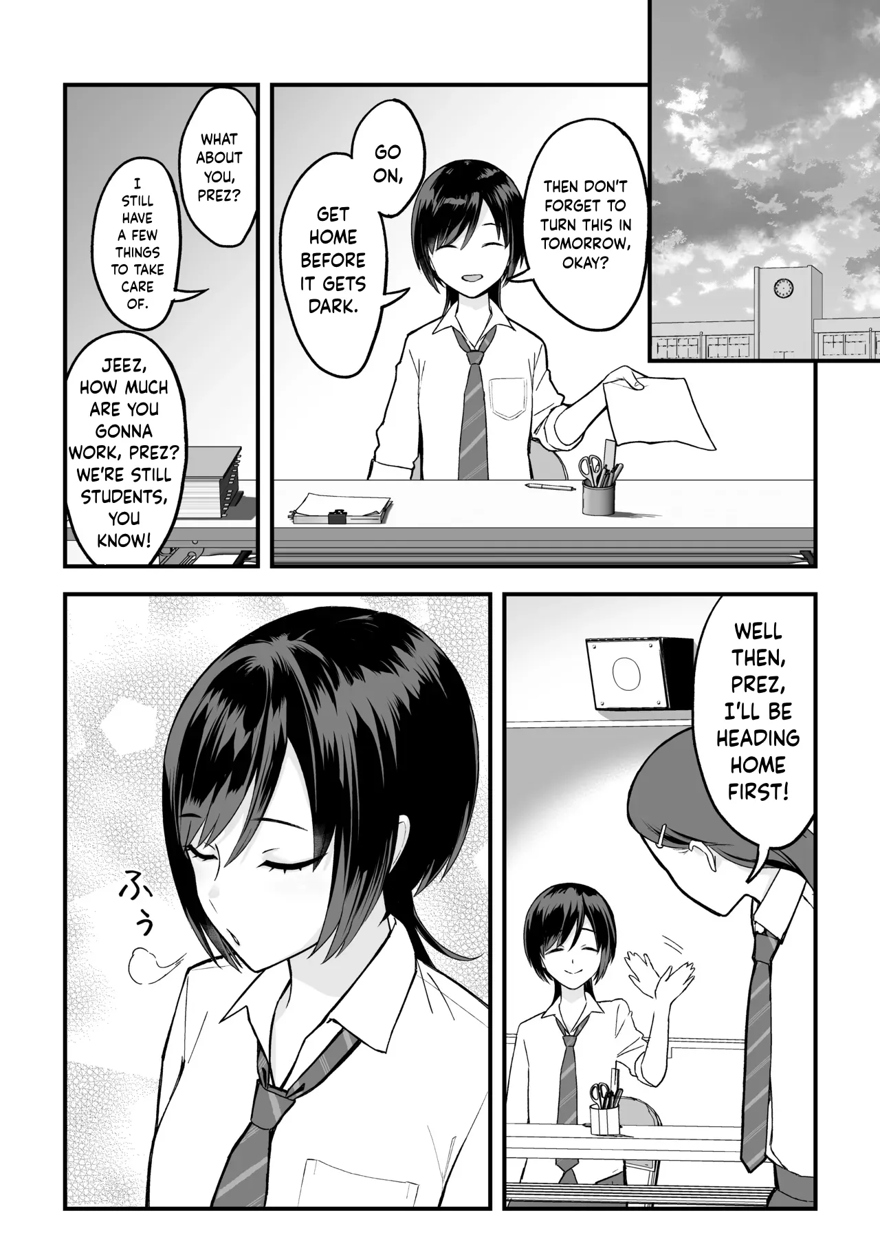 [Ebisuya (Yuzuriha)]InCha na Ore dake ga Shitteiru Seitokaichou no Uragawa. ~Kakure Kyonyuu no Senpai ga Kairaku ni Kuppuku Shite Ochiru made~[ENGRISH][CharlesWHITE][CRACKERTL] Page 10