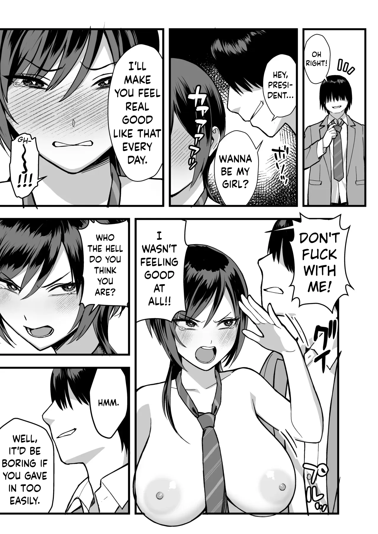 [Ebisuya (Yuzuriha)]InCha na Ore dake ga Shitteiru Seitokaichou no Uragawa. ~Kakure Kyonyuu no Senpai ga Kairaku ni Kuppuku Shite Ochiru made~[ENGRISH][CharlesWHITE][CRACKERTL] Page 34