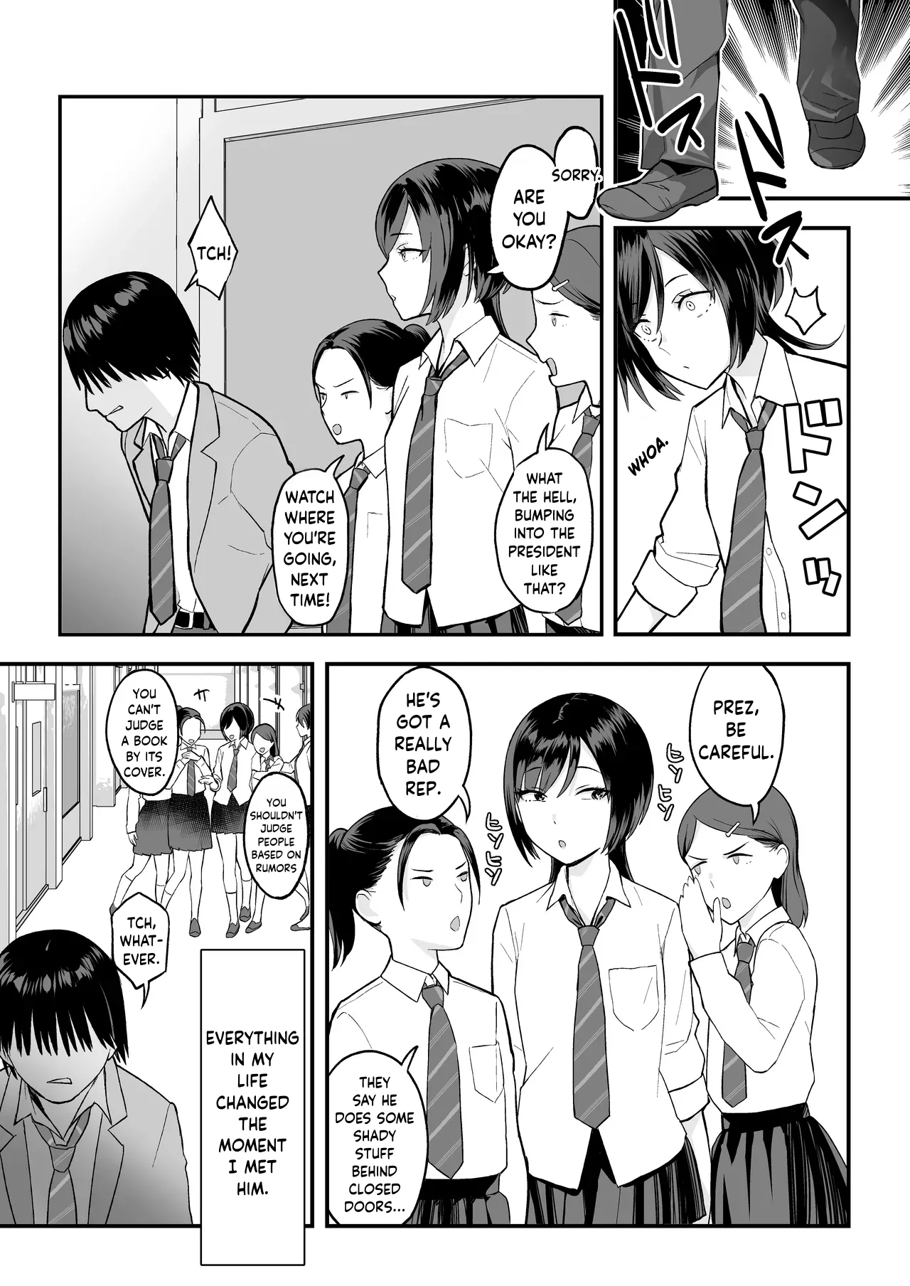 [Ebisuya (Yuzuriha)]InCha na Ore dake ga Shitteiru Seitokaichou no Uragawa. ~Kakure Kyonyuu no Senpai ga Kairaku ni Kuppuku Shite Ochiru made~[ENGRISH][CharlesWHITE][CRACKERTL] Page 5
