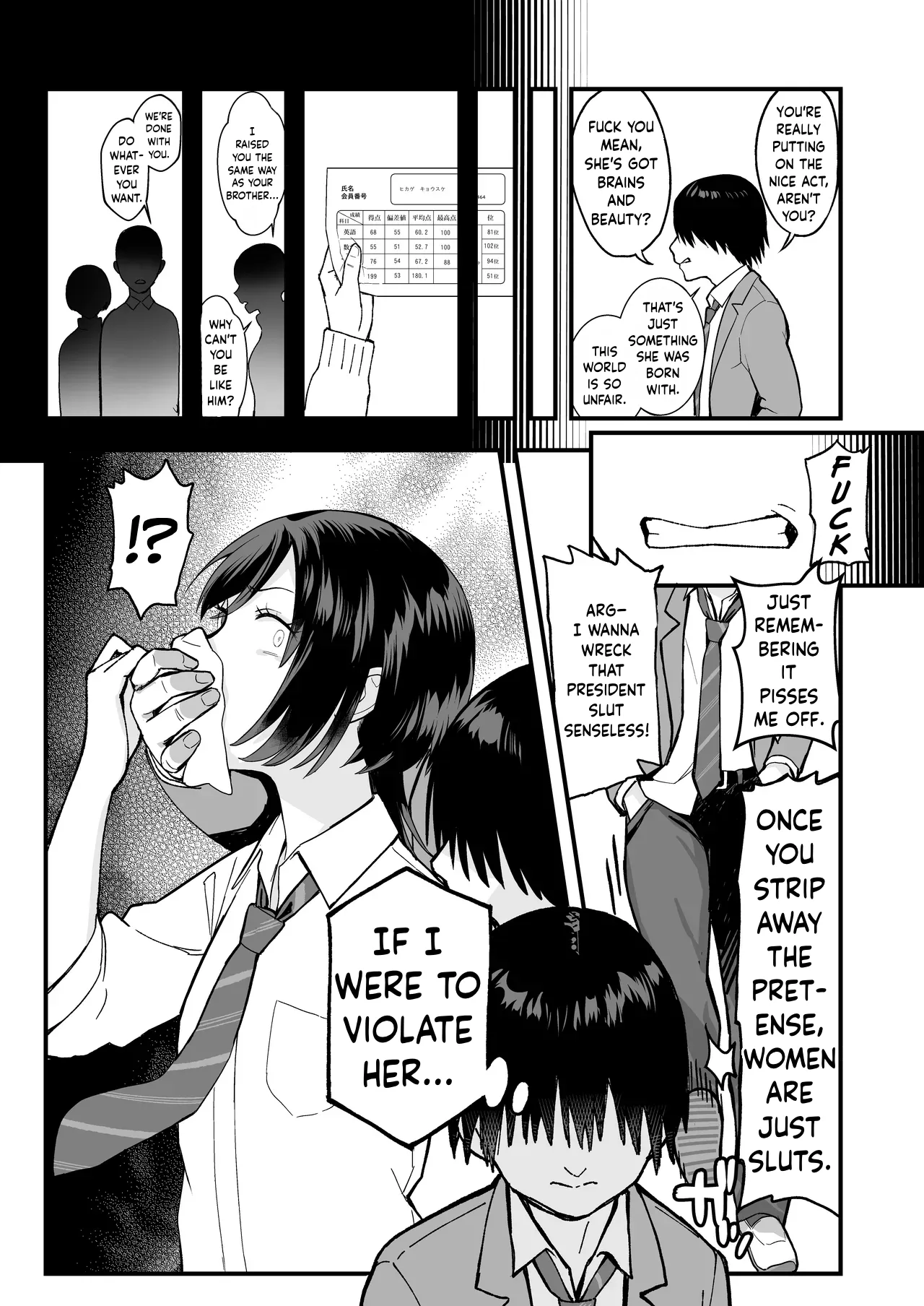 [Ebisuya (Yuzuriha)]InCha na Ore dake ga Shitteiru Seitokaichou no Uragawa. ~Kakure Kyonyuu no Senpai ga Kairaku ni Kuppuku Shite Ochiru made~[ENGRISH][CharlesWHITE][CRACKERTL] Page 6