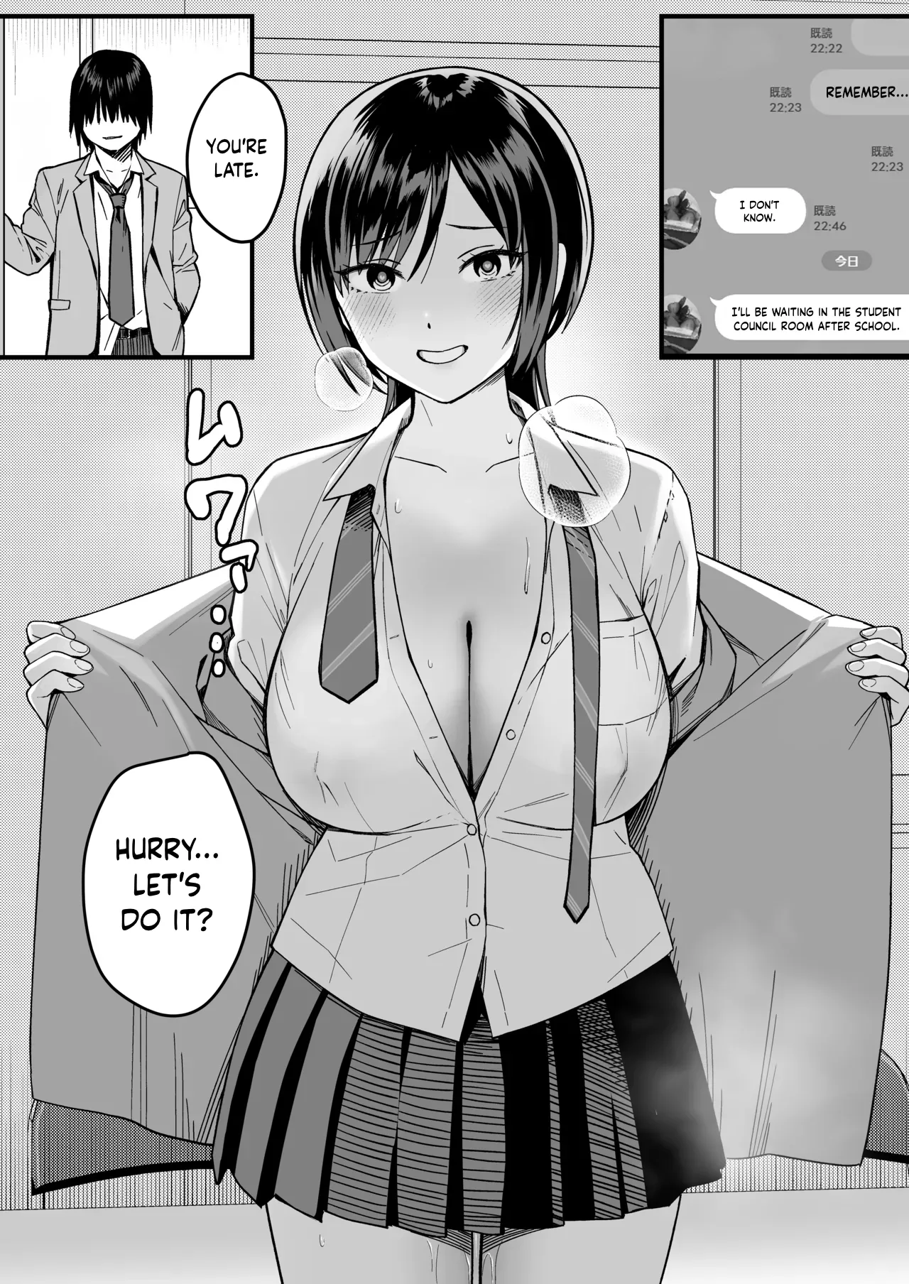 [Ebisuya (Yuzuriha)]InCha na Ore dake ga Shitteiru Seitokaichou no Uragawa. ~Kakure Kyonyuu no Senpai ga Kairaku ni Kuppuku Shite Ochiru made~[ENGRISH][CharlesWHITE][CRACKERTL] Page 86