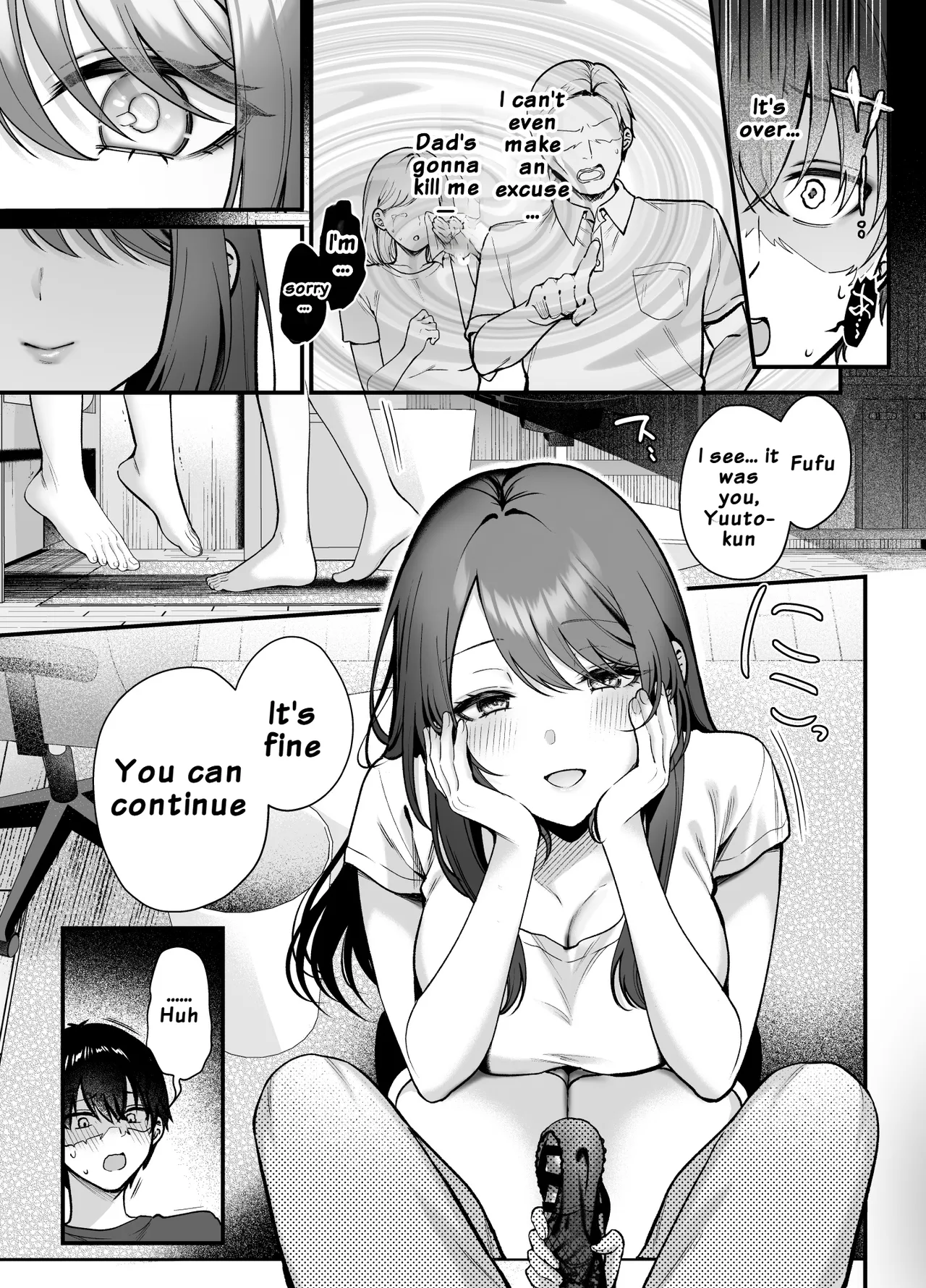 [Pontaroya (Pontaro)]Anenuma. ~Seiso na Onee-san wa Boku o Yasashiku Juurin Suru~ | Anenuma. ~My Stepsister's Gentle Domination~[English] [UsualCat] [Digital] Page 12