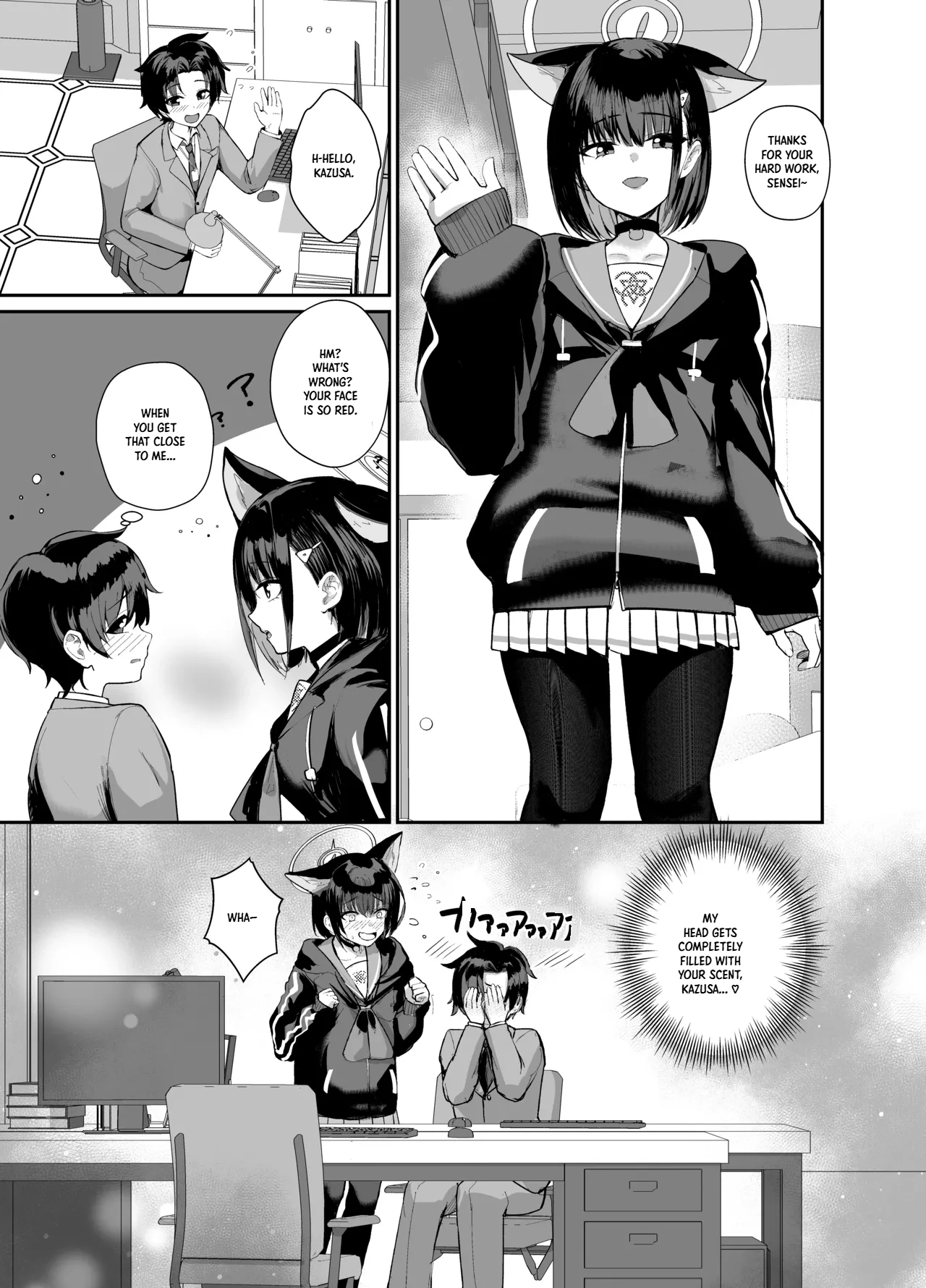 [Awa no Chikara (Kibouou Soap)]Sensei, Seitsu mo Otsukaresama, desu. | Thank you for your hard work, Sensei.(Blue Archive) [English] [XO Manga] [Digital] Page 3