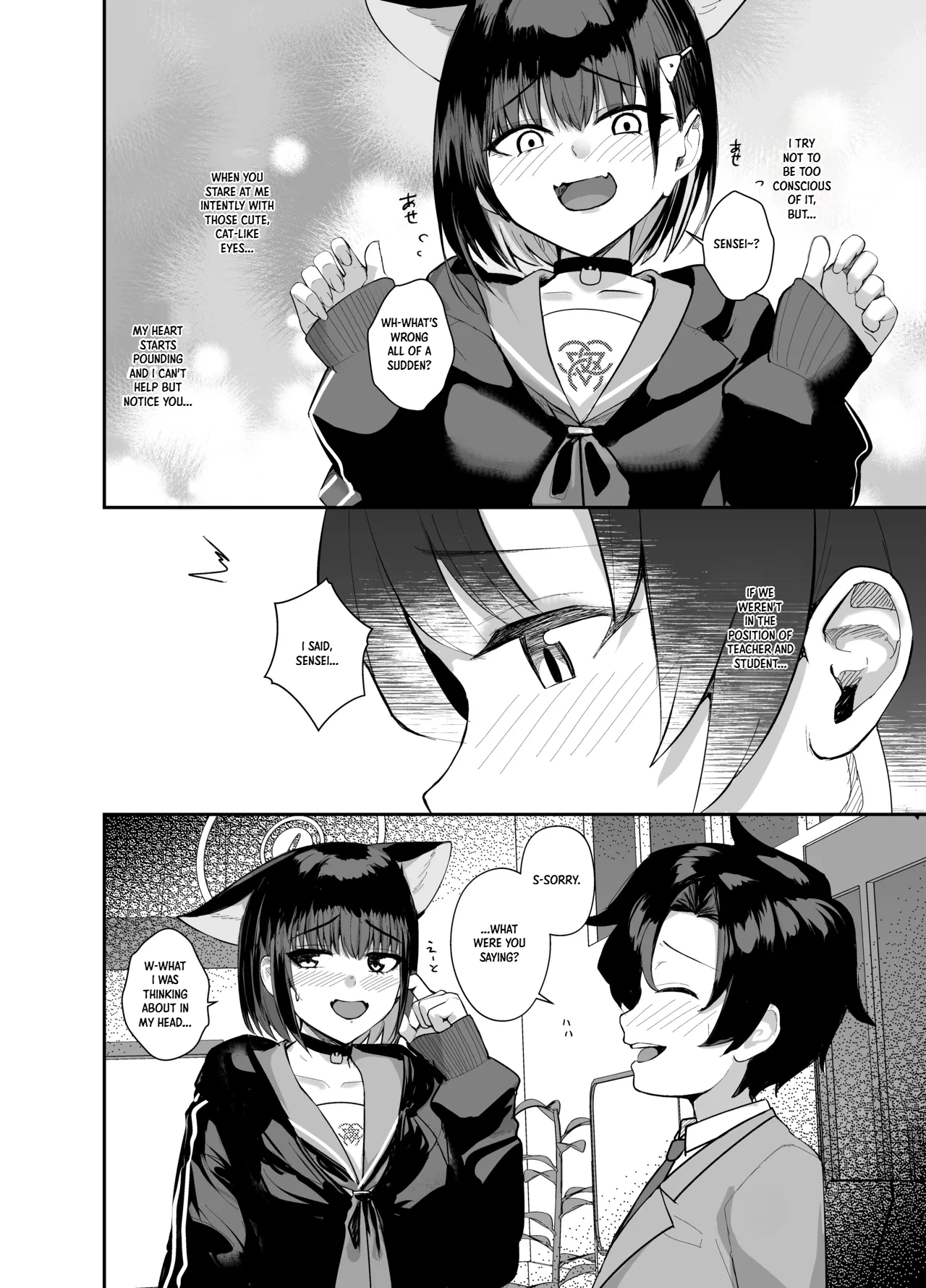 [Awa no Chikara (Kibouou Soap)]Sensei, Seitsu mo Otsukaresama, desu. | Thank you for your hard work, Sensei.(Blue Archive) [English] [XO Manga] [Digital] Page 4