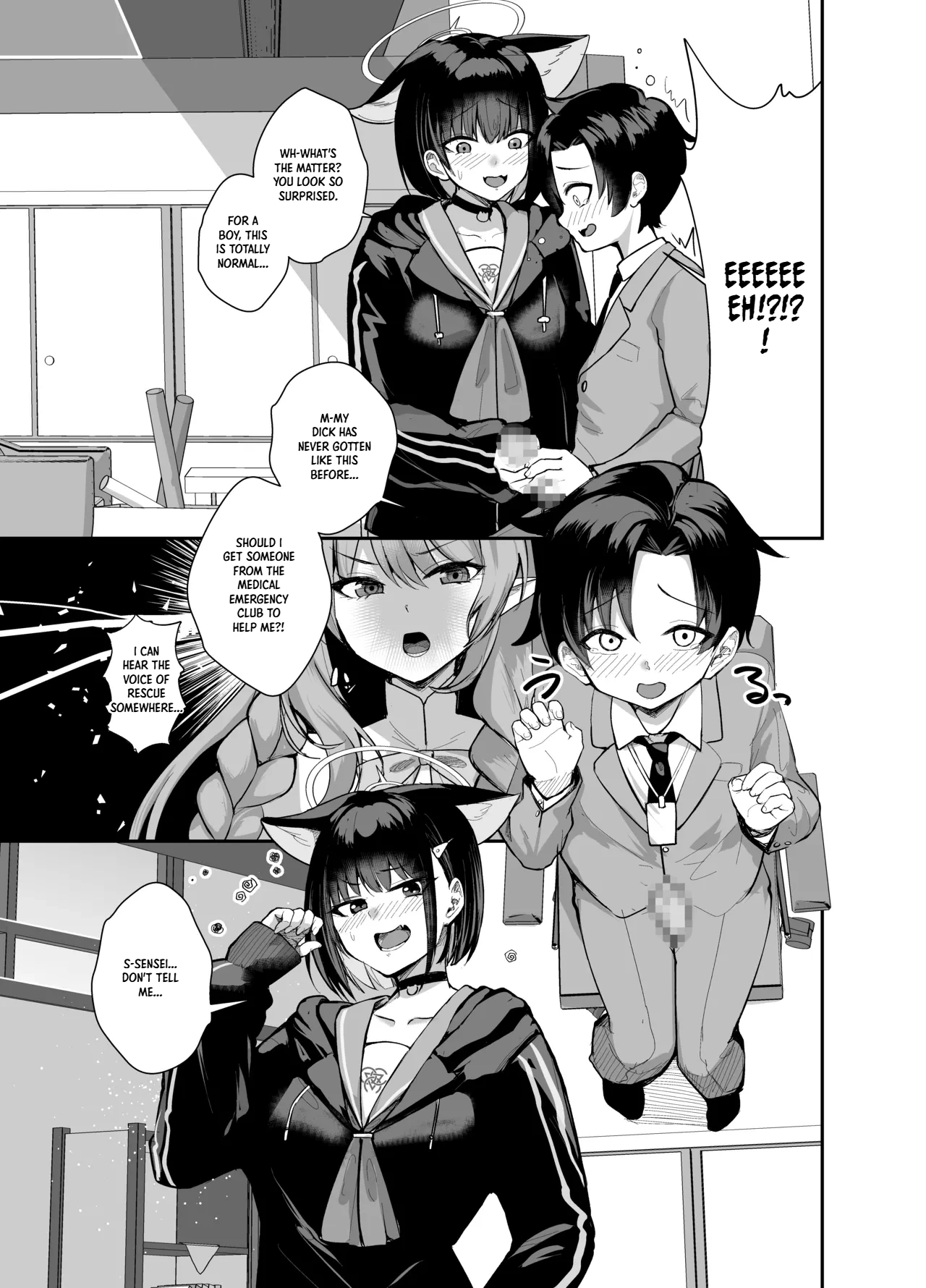 [Awa no Chikara (Kibouou Soap)]Sensei, Seitsu mo Otsukaresama, desu. | Thank you for your hard work, Sensei.(Blue Archive) [English] [XO Manga] [Digital] Page 7
