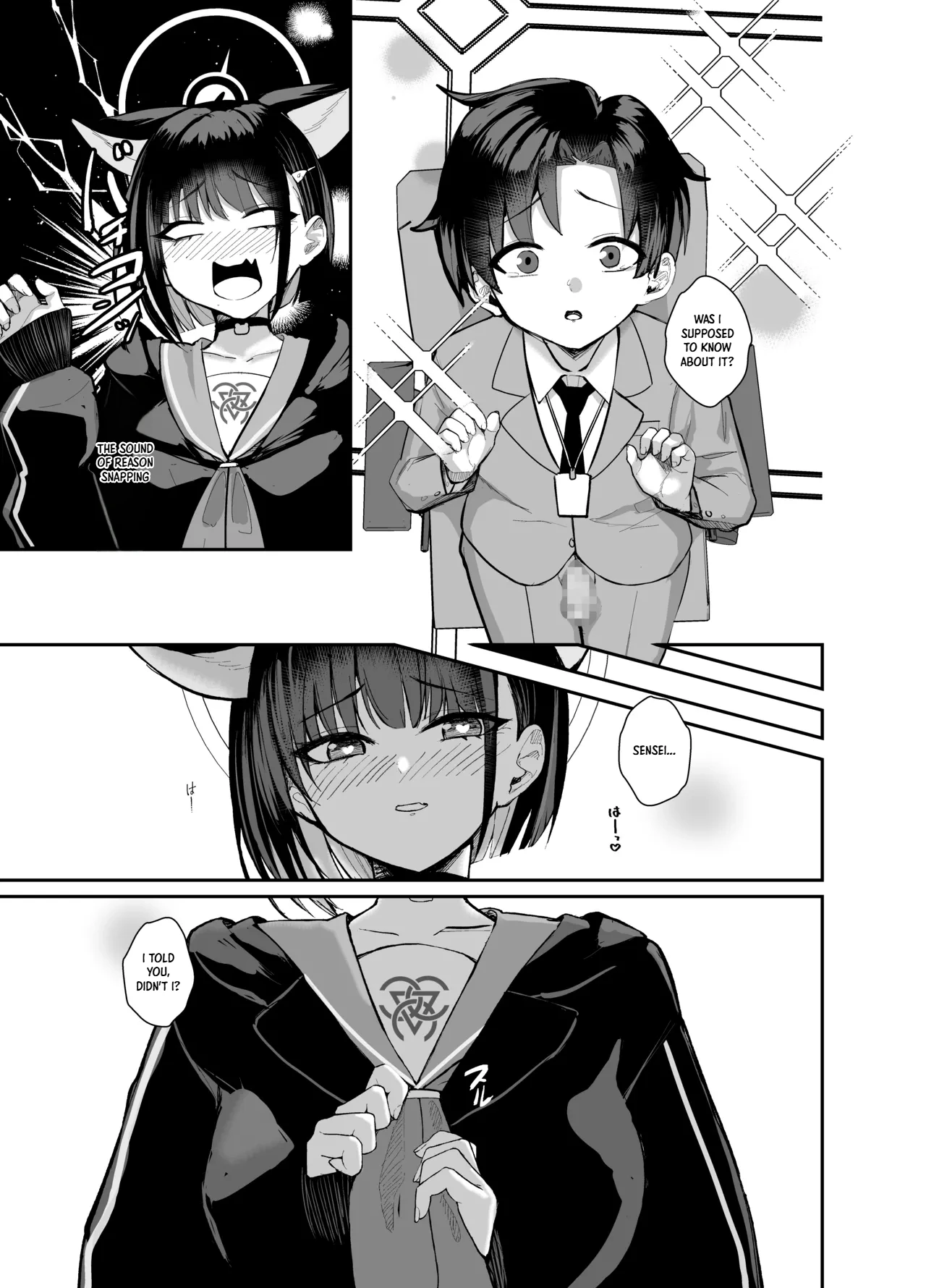 [Awa no Chikara (Kibouou Soap)]Sensei, Seitsu mo Otsukaresama, desu. | Thank you for your hard work, Sensei.(Blue Archive) [English] [XO Manga] [Digital] Page 9