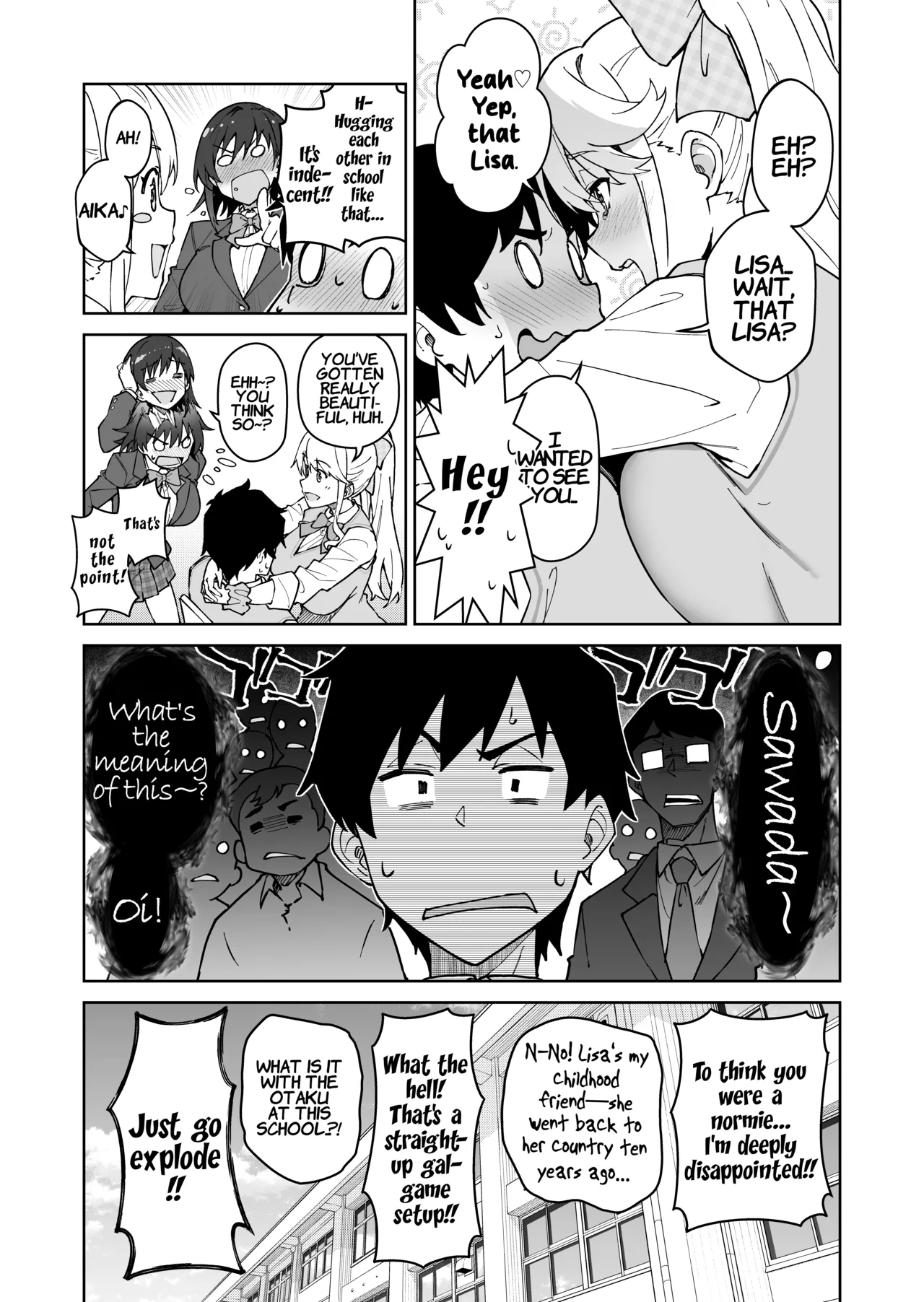 [Syunichi Kansuu (Syunichi)]Cross My Heart ~Tsundere Fuuki Iin to Kinpatsu Bishoujo Ryuugakusei~ | Cross My Heart ~The Tsundere Disciplinary Committee Member and the Beautiful Blonde Exchange Student~[English] [LKK•Scans] [Digital] Page 10
