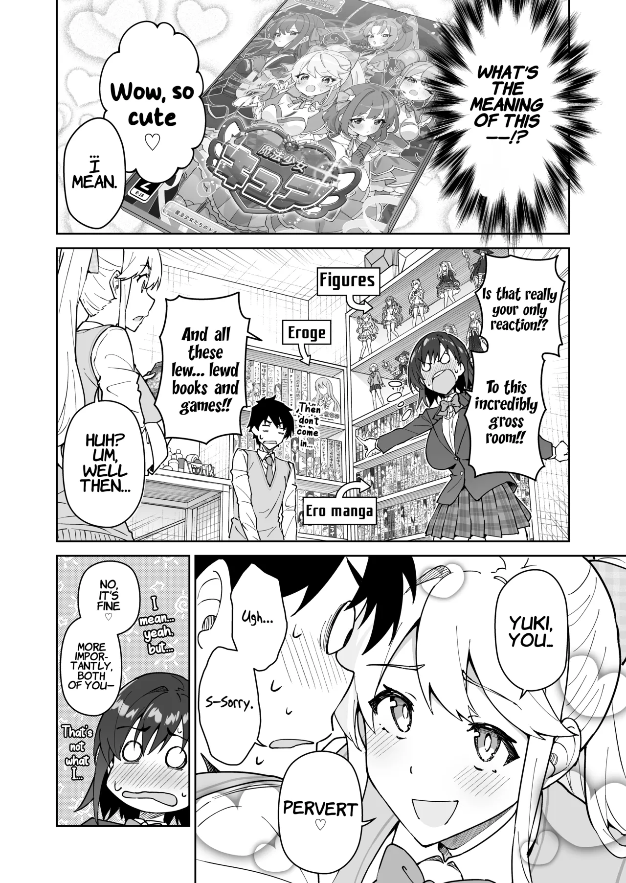[Syunichi Kansuu (Syunichi)]Cross My Heart ~Tsundere Fuuki Iin to Kinpatsu Bishoujo Ryuugakusei~ | Cross My Heart ~The Tsundere Disciplinary Committee Member and the Beautiful Blonde Exchange Student~[English] [LKK•Scans] [Digital] Page 13