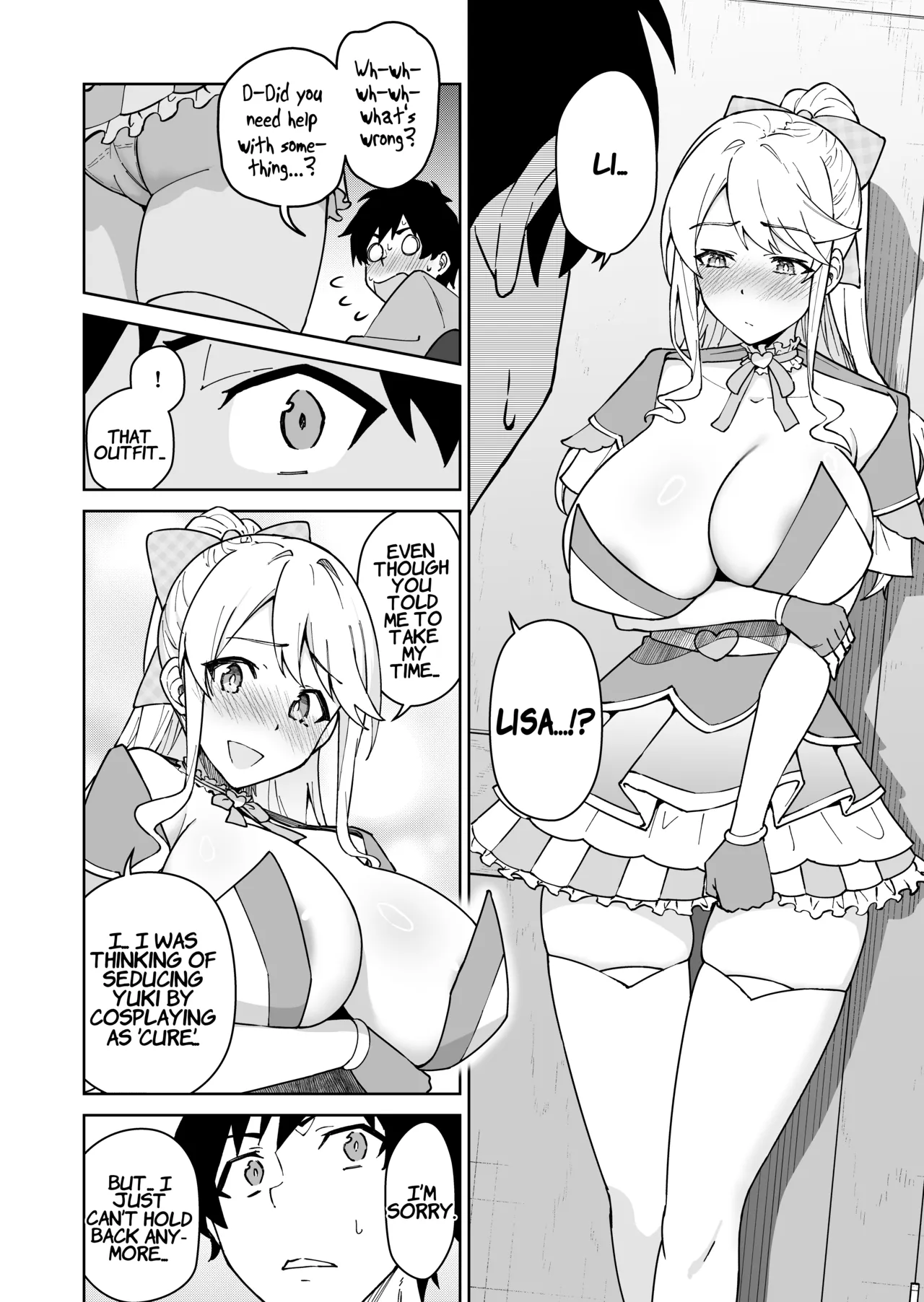 [Syunichi Kansuu (Syunichi)]Cross My Heart ~Tsundere Fuuki Iin to Kinpatsu Bishoujo Ryuugakusei~ | Cross My Heart ~The Tsundere Disciplinary Committee Member and the Beautiful Blonde Exchange Student~[English] [LKK•Scans] [Digital] Page 19