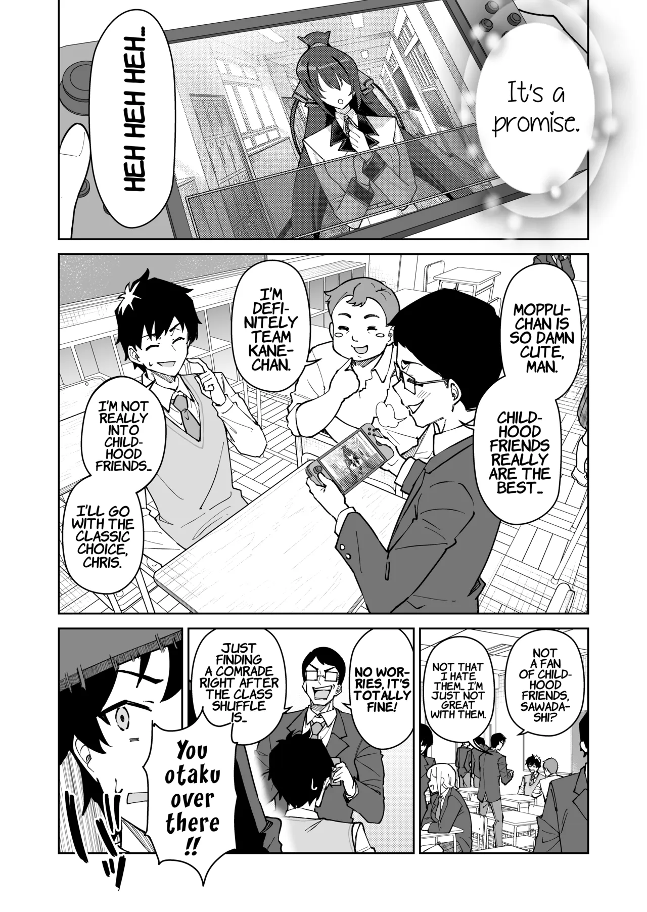[Syunichi Kansuu (Syunichi)]Cross My Heart ~Tsundere Fuuki Iin to Kinpatsu Bishoujo Ryuugakusei~ | Cross My Heart ~The Tsundere Disciplinary Committee Member and the Beautiful Blonde Exchange Student~[English] [LKK•Scans] [Digital] Page 5