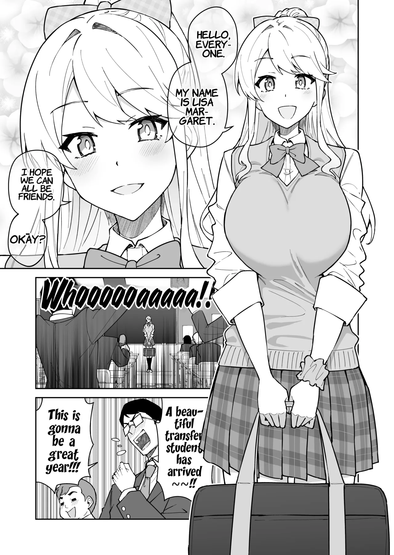 [Syunichi Kansuu (Syunichi)]Cross My Heart ~Tsundere Fuuki Iin to Kinpatsu Bishoujo Ryuugakusei~ | Cross My Heart ~The Tsundere Disciplinary Committee Member and the Beautiful Blonde Exchange Student~[English] [LKK•Scans] [Digital] Page 8