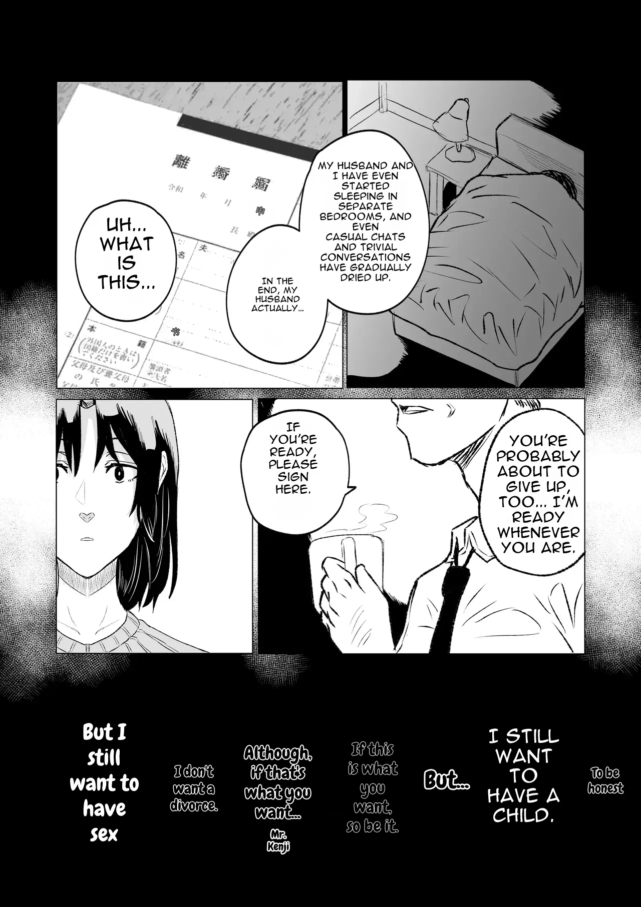 [HIDARIkiki (Kizuki Rei)]Dekamara Nakadashi Haraboko Izon na Hitozuma Zenpen | A married woman addicted to huge cocks - Part 1[English] [MTL] Page 8