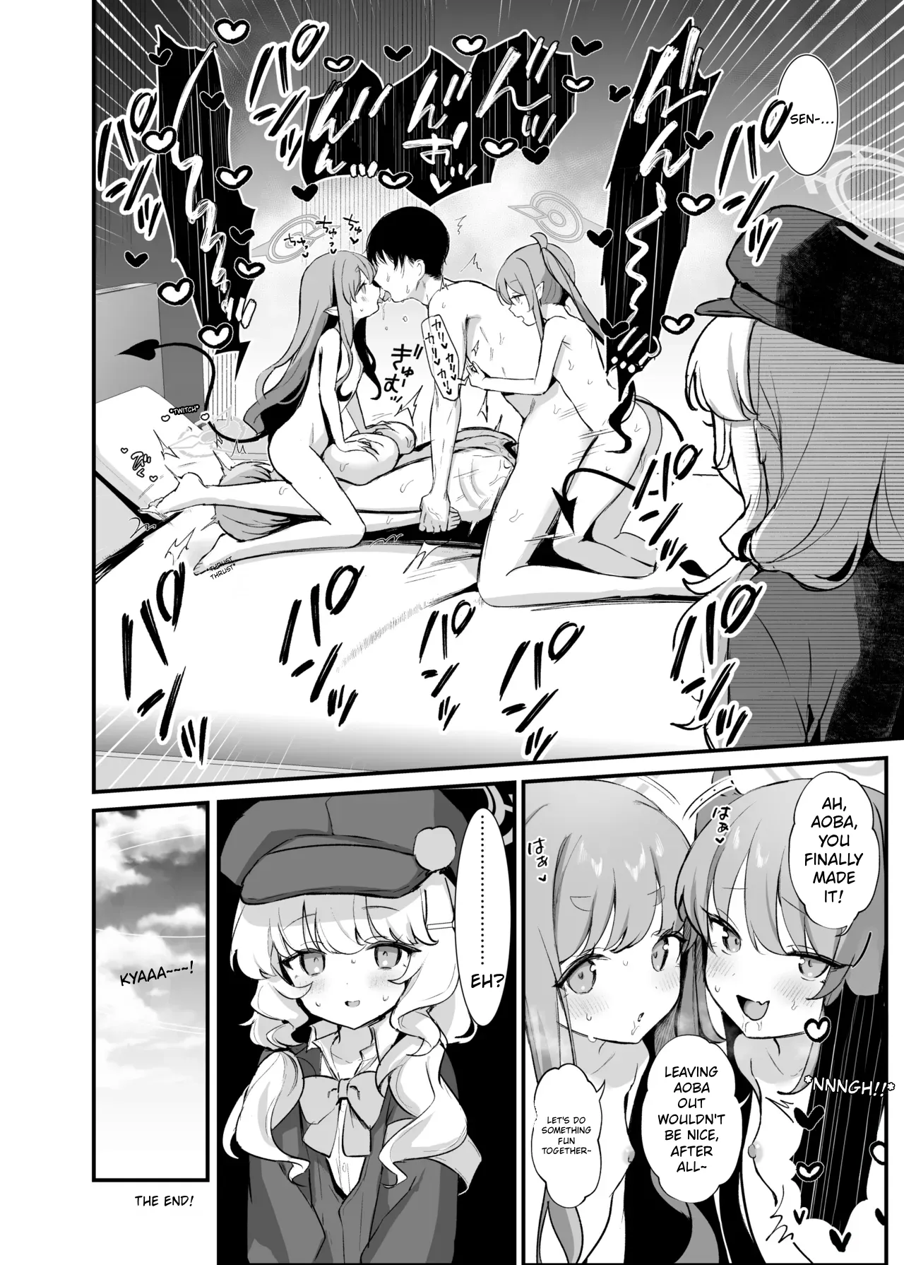 [Bishojojisan (Bisho Oji)]Highlander Shuposhupo Renketsu Jiken | Highlander Shupo Shupo Train-Linking Incident(Blue Archive) [English] [Nozomi Mama Scans] [Digital] Page 27