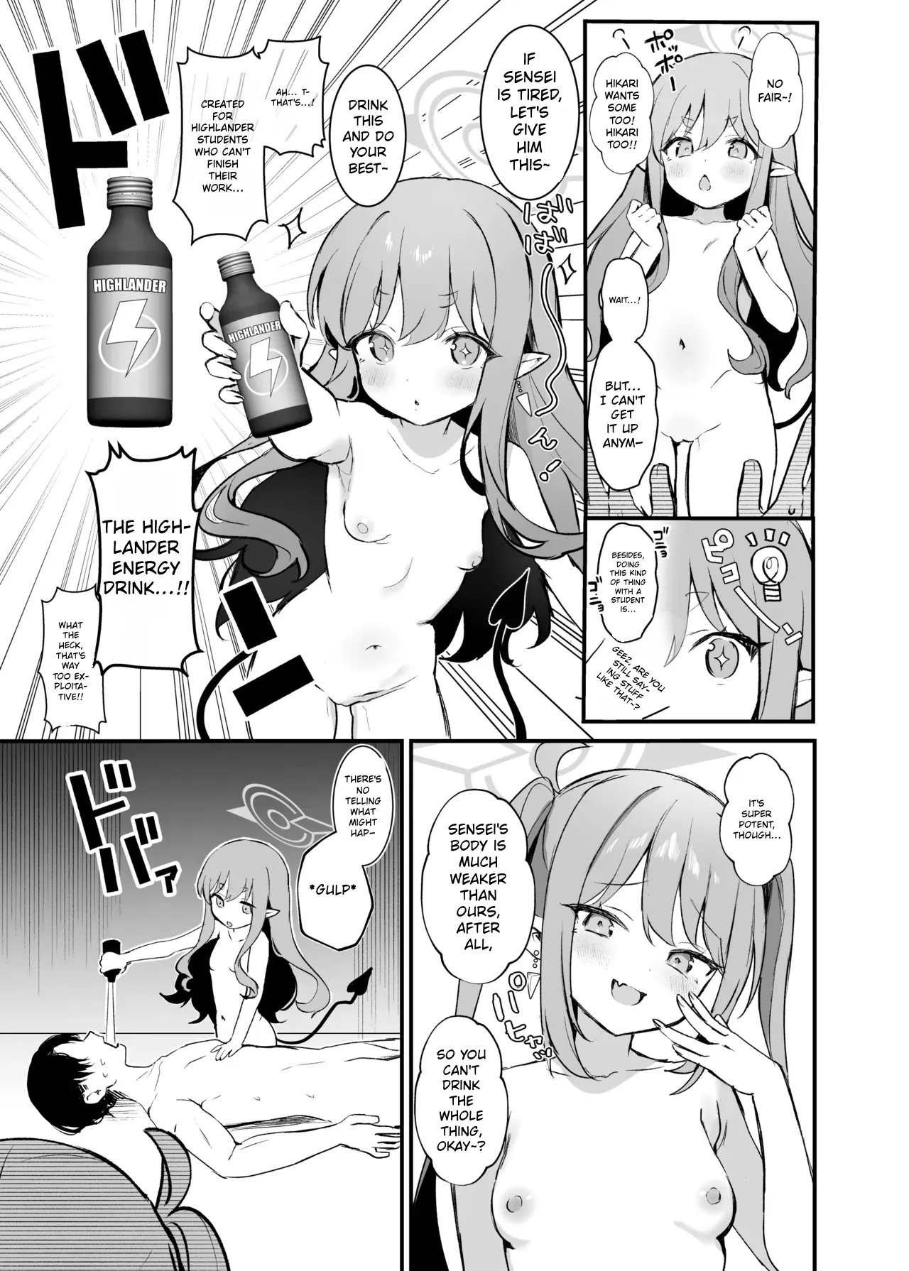 [Bishojojisan (Bisho Oji)]Highlander Shuposhupo Renketsu Jiken | Highlander Shupo Shupo Train-Linking Incident(Blue Archive) [English] [Nozomi Mama Scans] [Digital] Page 8