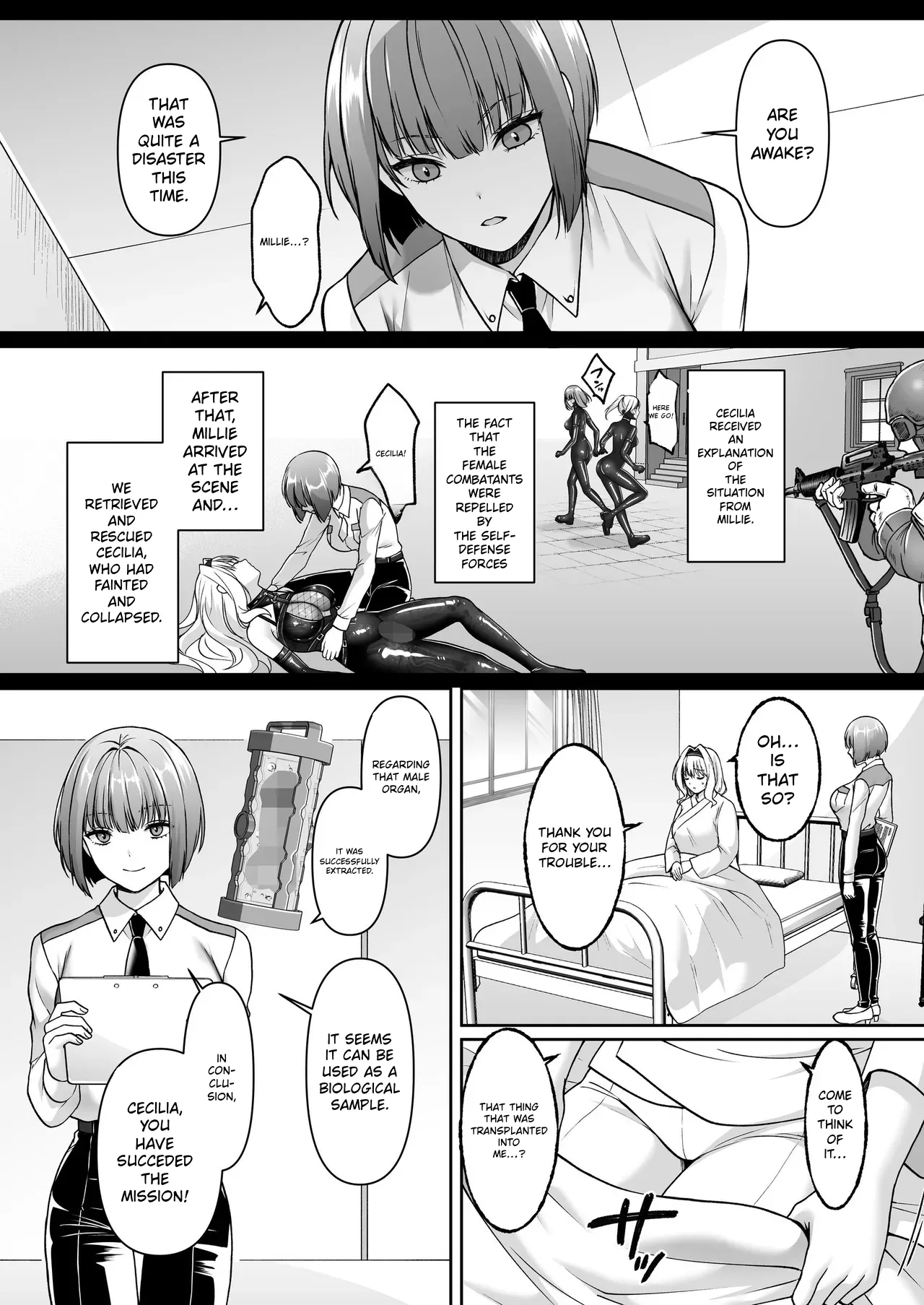 [Seika Kairaku Shoten (Kisaragi Ai)]Futanari Izon Sousakan ~Futanari Sentouin ni Naritakute Teki Soshiki ni Mouichido Tsukamari ni Ikimashita~ | The Futanari Addict Investigator: ~I Wanted to Become a Futanari Combatant, So I Went Back to Get Captured by the Enemy Organization Again~[English] [Ai translated] [Digital] Page 55
