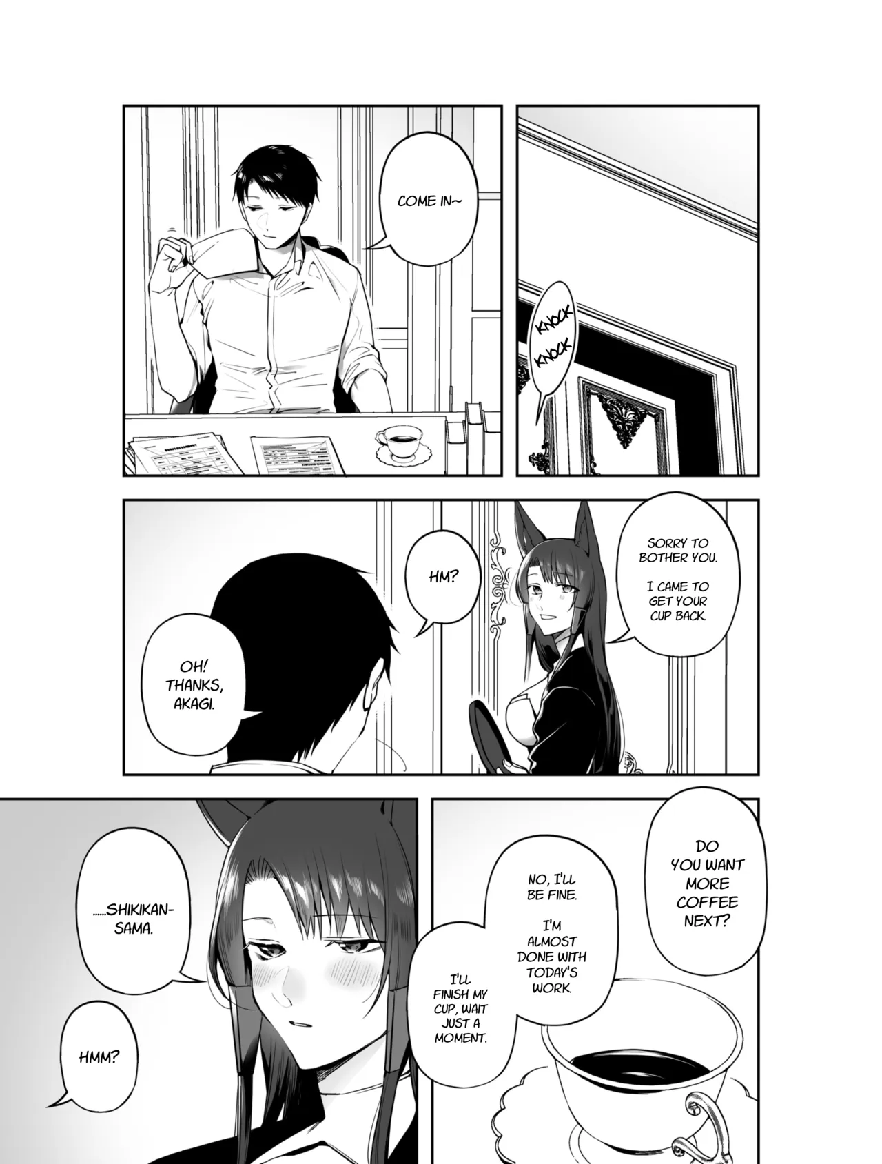 [Suzuki-san]Akagi ni Ochinpo Shaburaseru Hon | Let Akagi suck your dick(Azur Lane) [English] [Decensored] Page 5