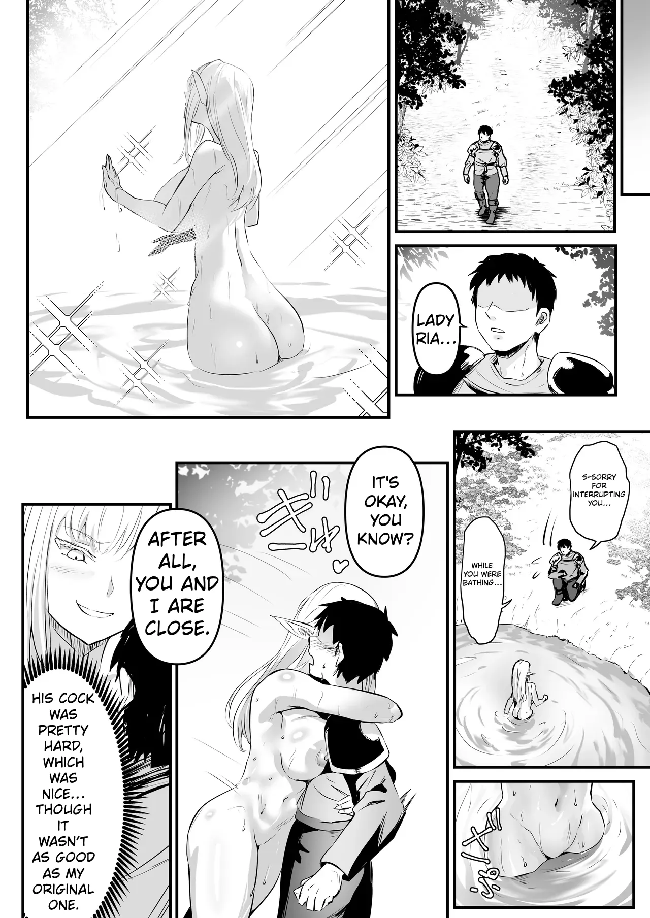 [Minaduki Nanana no TS Senichiya (Mishima Psycho)]Touzoku Combi ga Bishoujo Elf & Mura Musume to Irekawari Nottoru Hanashi | A story about a pair of thieves who swap bodies with a beautiful elf and a village girl and take over their lives.[English] [Digital] Page 41