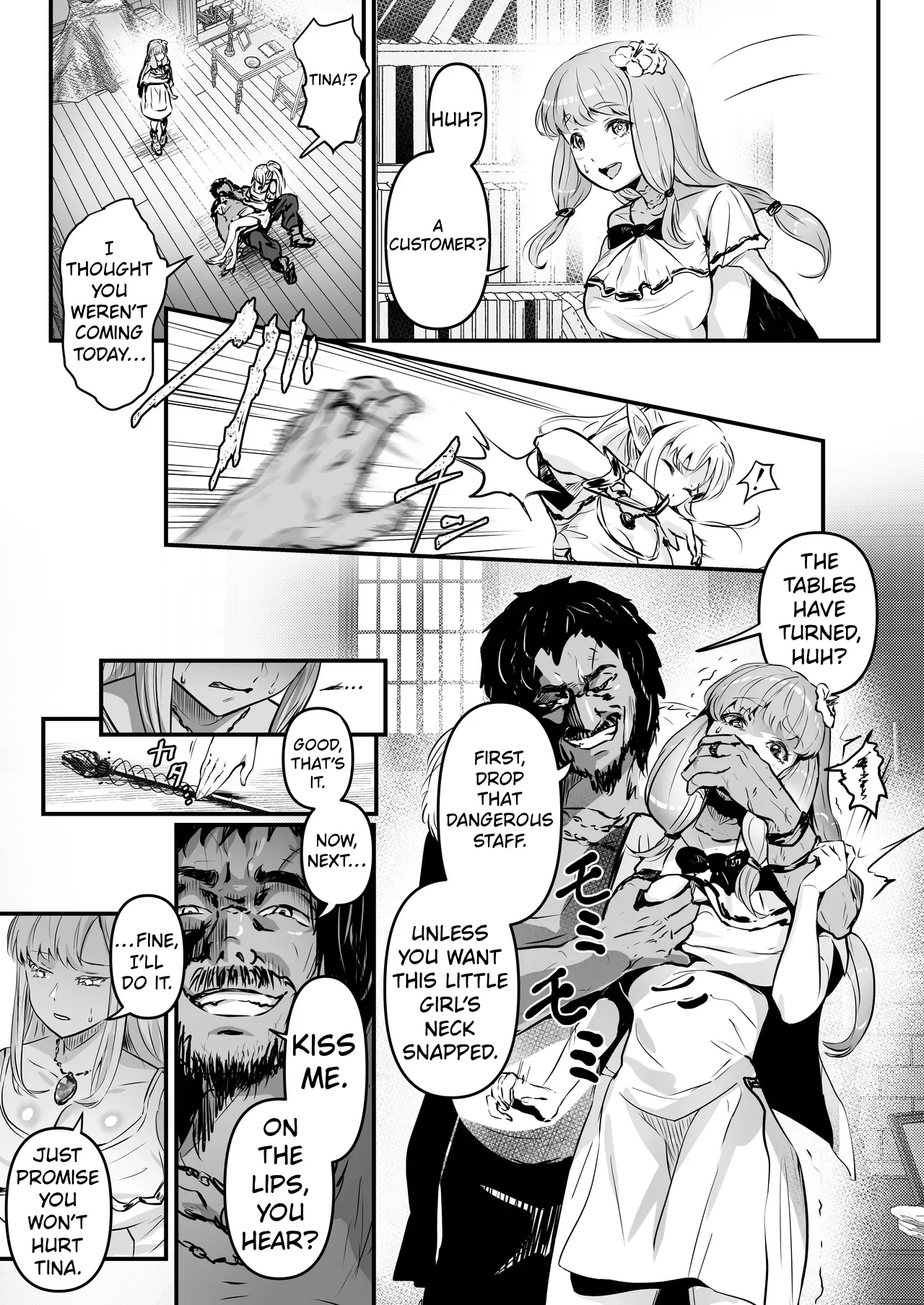 [Minaduki Nanana no TS Senichiya (Mishima Psycho)]Touzoku Combi ga Bishoujo Elf & Mura Musume to Irekawari Nottoru Hanashi | A story about a pair of thieves who swap bodies with a beautiful elf and a village girl and take over their lives.[English] [Digital] Page 8