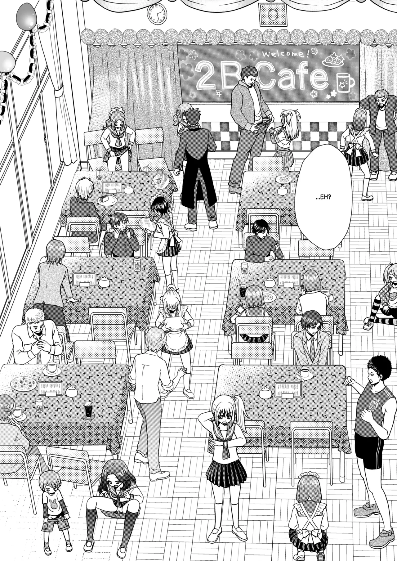 [Amuai Okashi Seisakusho (Yuukey)]Bunkasai de Danjoshuudan Irekawari!! | A group of boys and girls switch places at the school festival!![English] Page 11