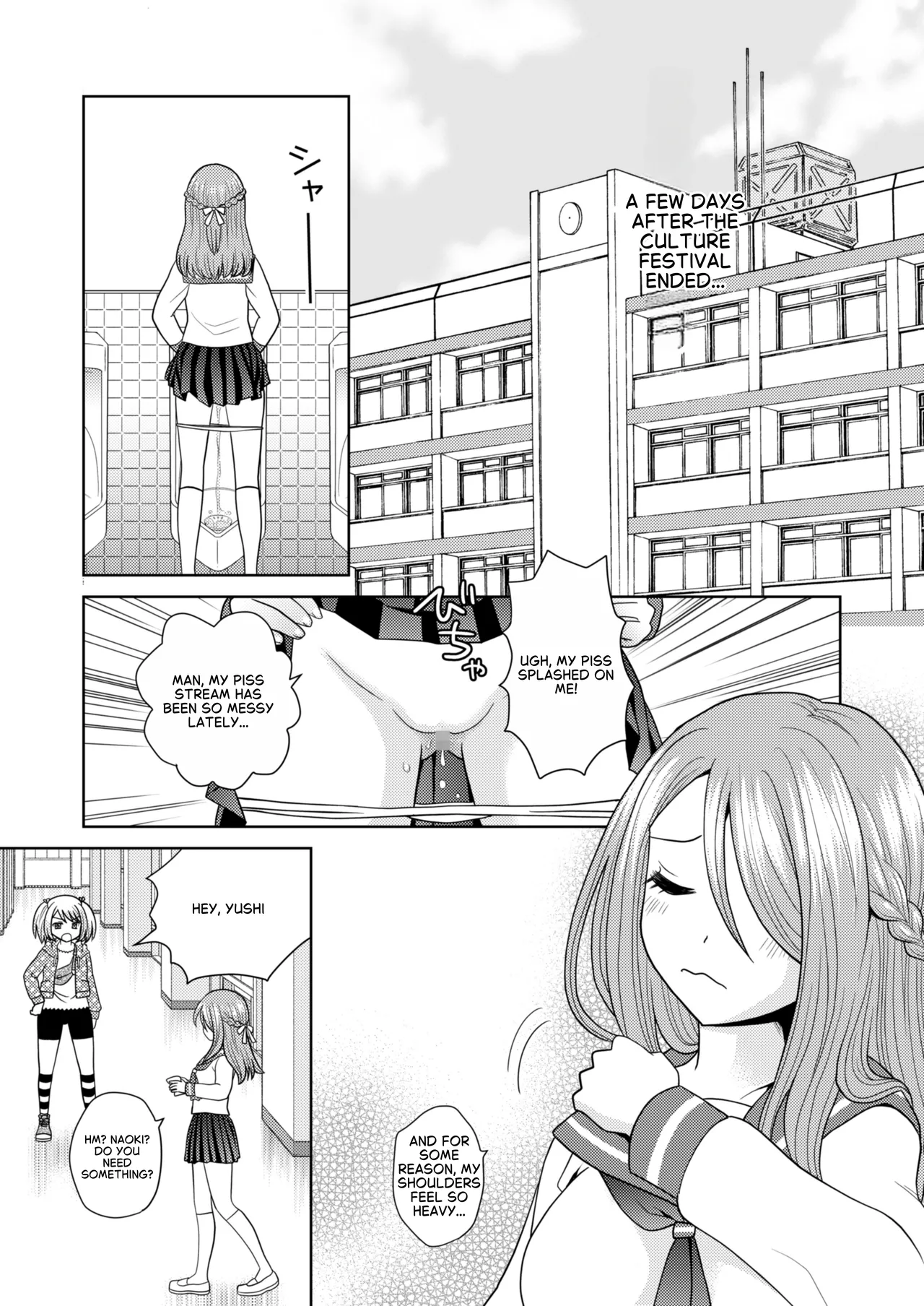 [Amuai Okashi Seisakusho (Yuukey)]Bunkasai de Danjoshuudan Irekawari!! | A group of boys and girls switch places at the school festival!![English] Page 32
