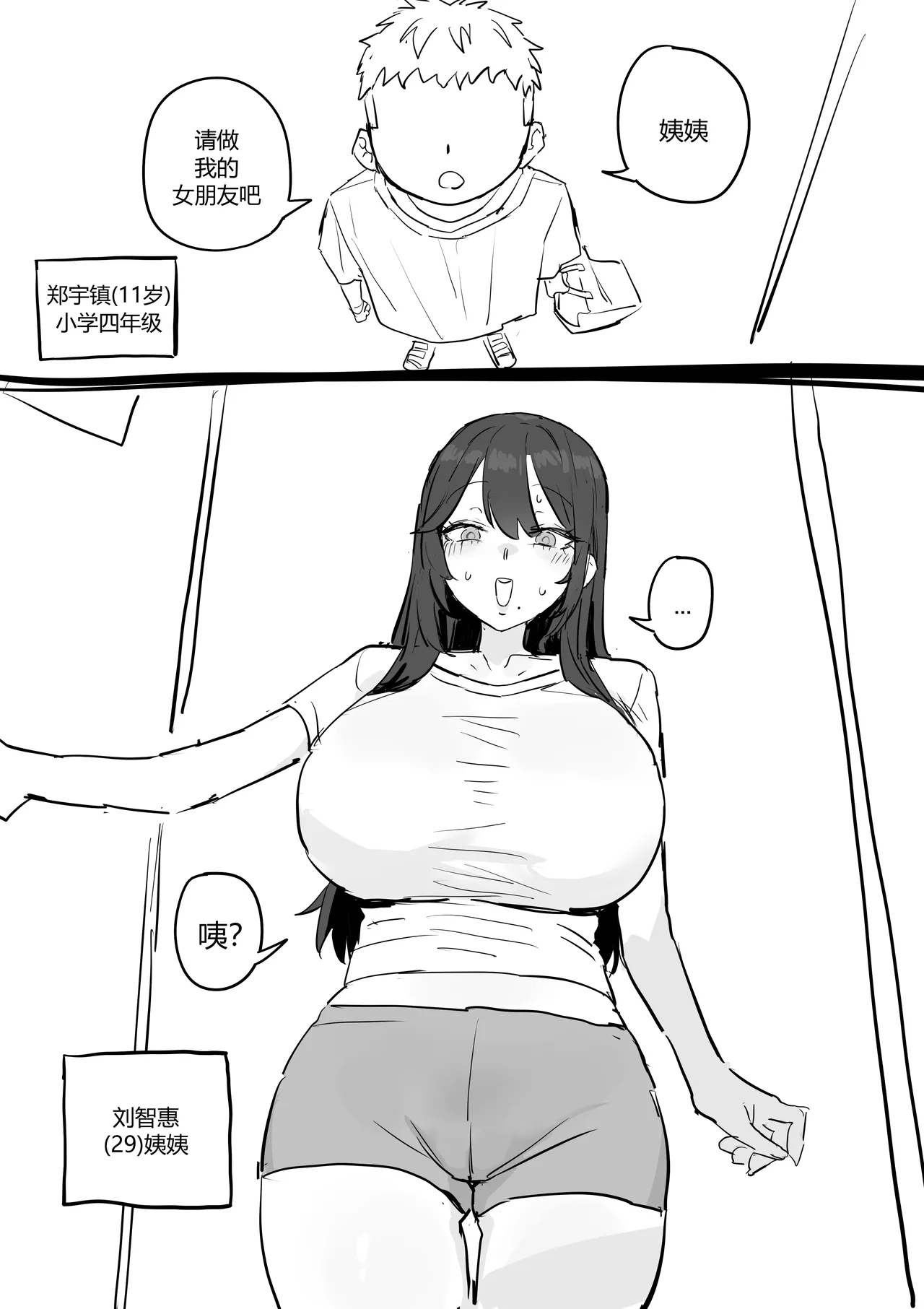 [kkan]아줌마너무좋아[Chinese] [个人ai机翻] [Decensored] Page 1