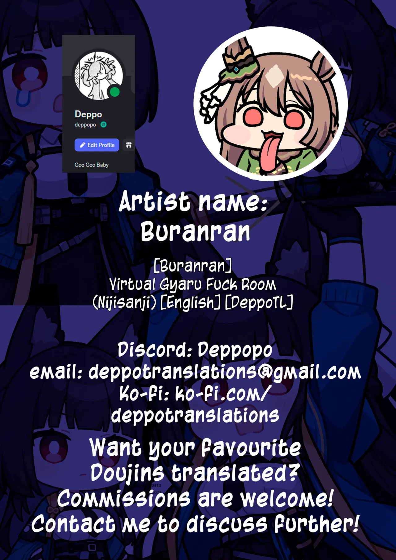 [Buranran]Virtual Gyaru Fuck Room(Nijisanji) [English] [DeppoTL] Page 27