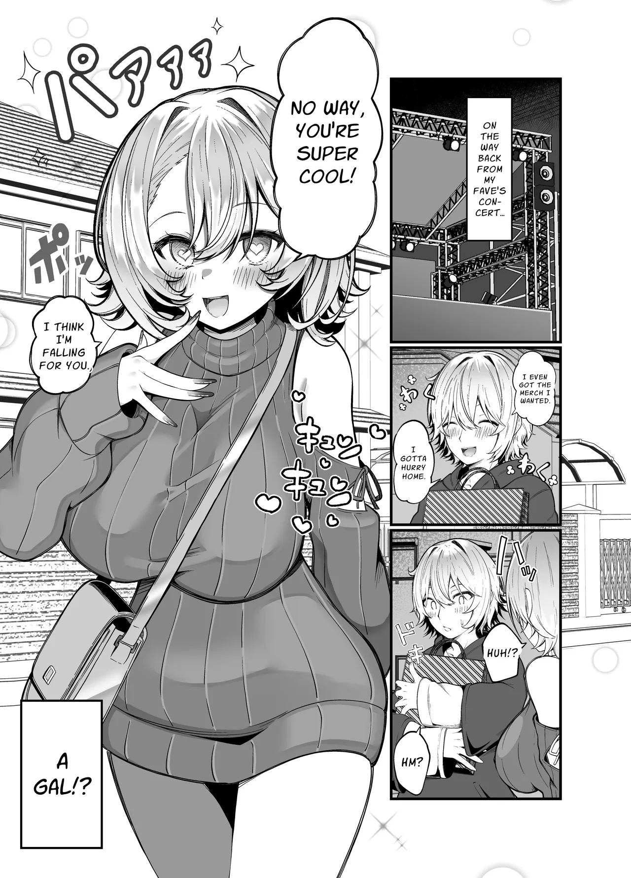 [Scarlet Maple (Sume)]Oshi no Live Kaeri ni Chichideka Gyaru ni Karamareru | Accosted by a Busty Gal on my way home from my Fave's Live Concert[English] {nasmas} Page 3