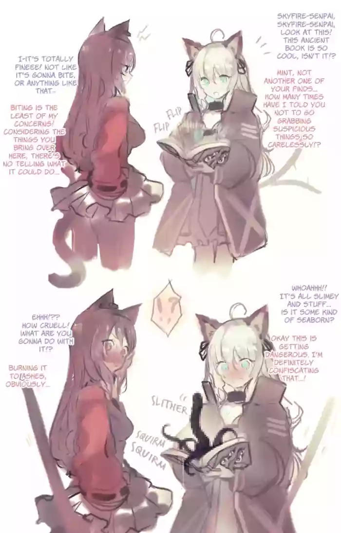 [Neko no Youchuu]Skyfire ga Shokushu ni Echiechi Sarechau Ohanashi | A Story Where Skyfire Gets Lewd Things Done to Her by Tentacles(Arknights) [English] [Siesta Scans]
