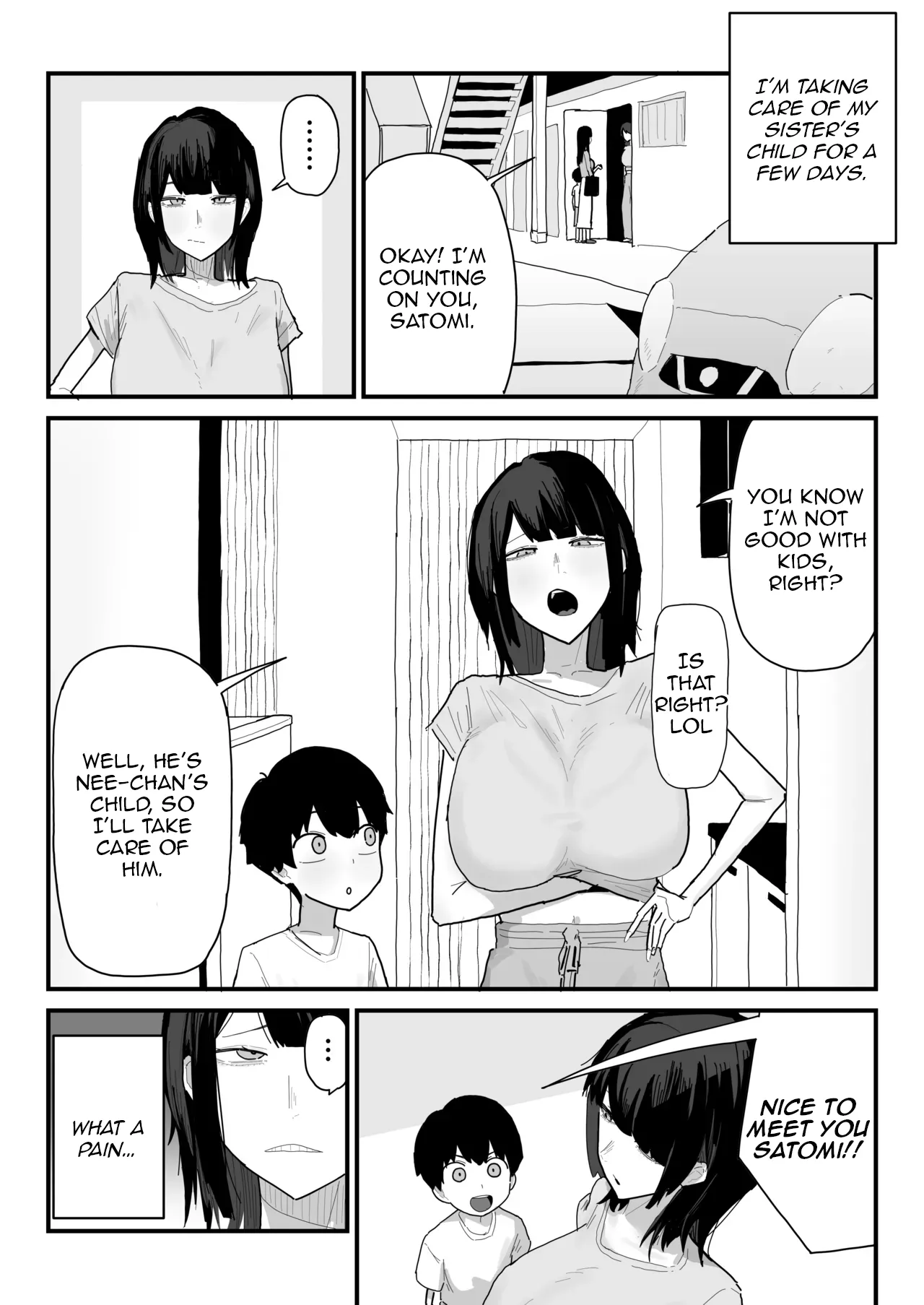 [Yama Danchi]Neechan no Musuko o Azukatta Kekka | What Happened When I Looked After My Nephew[English] [KillerStand] Page 2