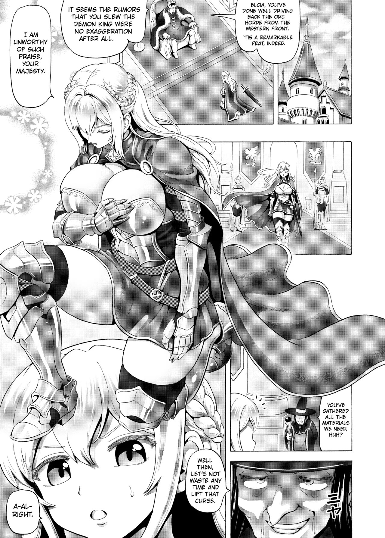 [Atsuatsu Mikan (Nukunuku Orange)]Onna Seikishi to Mahan no Noroi[English] [Kuraudo] Page 2